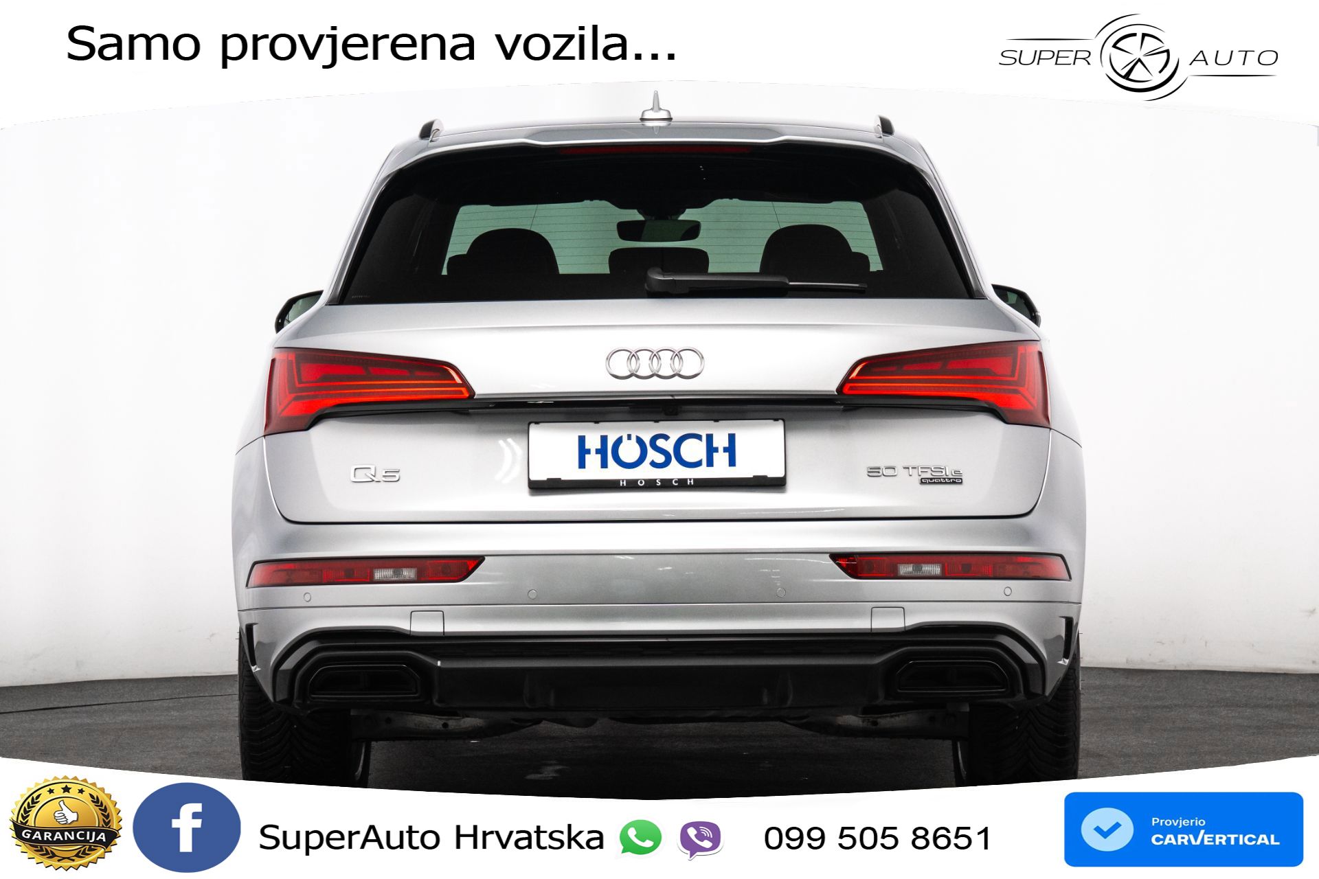 Audi Q5 50 TFSIe quattro S tronic 2x S line 299 KS, ACC+KAM+GR SJED+VIRT+NAVI