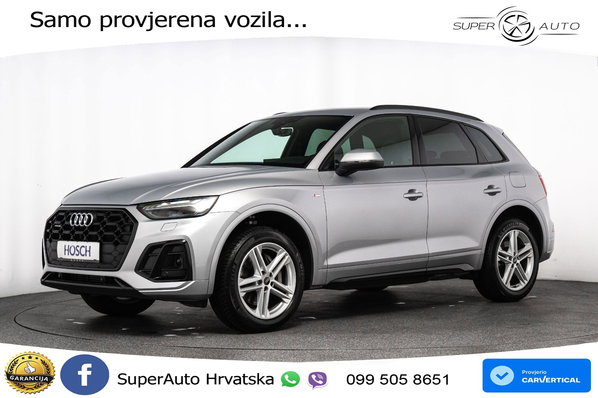 Audi Q5 50 TFSIe quattro S tronic 2x S line 299 KS, ACC+KAM+GR SJED+VIRT+NAVI
