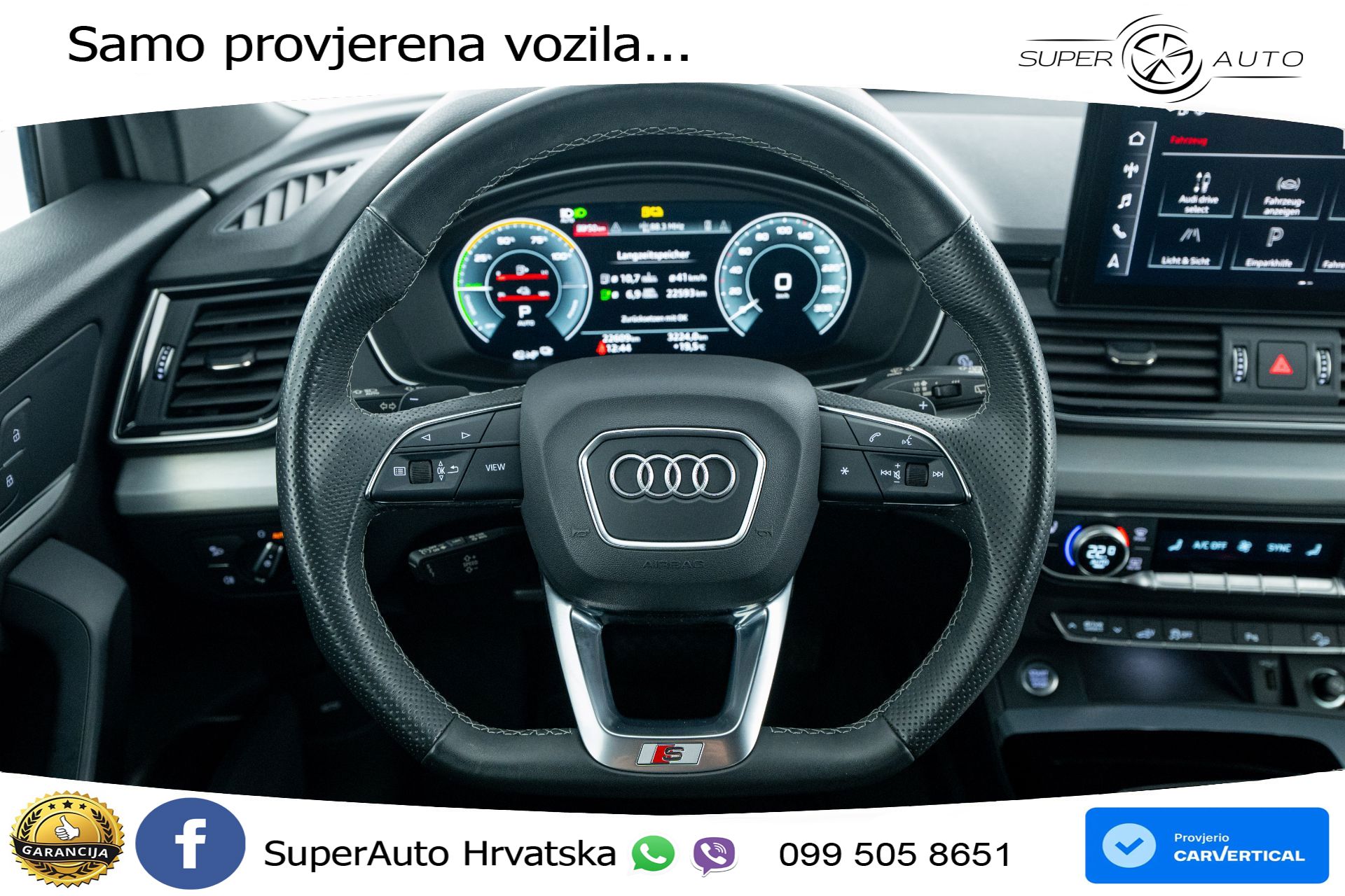 Audi Q5 50 TFSIe quattro S tronic 2x S line 299 KS, ACC+KAM+GR SJED+VIRT+NAVI