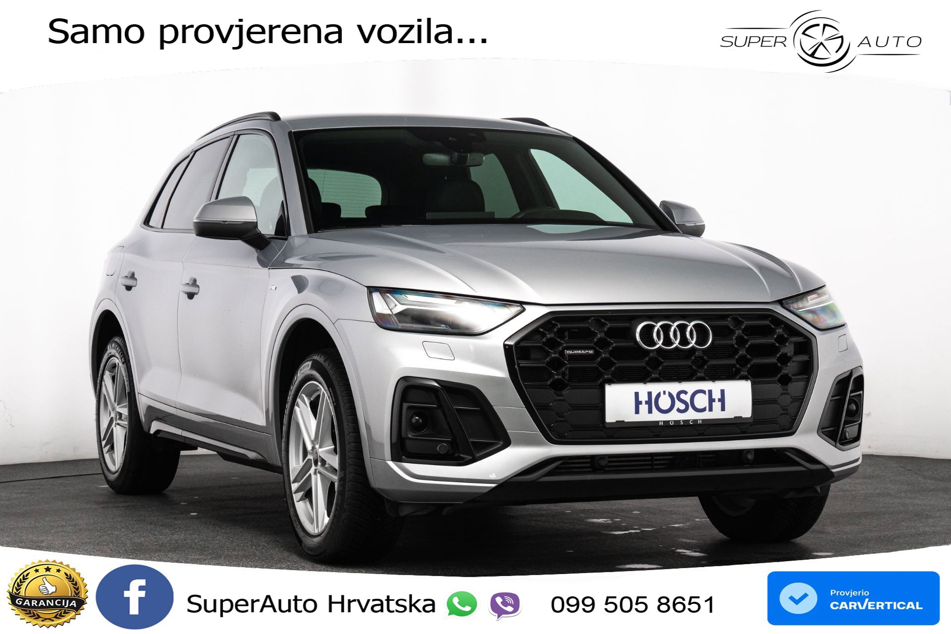 Audi Q5 50 TFSIe quattro S tronic 2x S line 299 KS, ACC+KAM+GR SJED+VIRT+NAVI