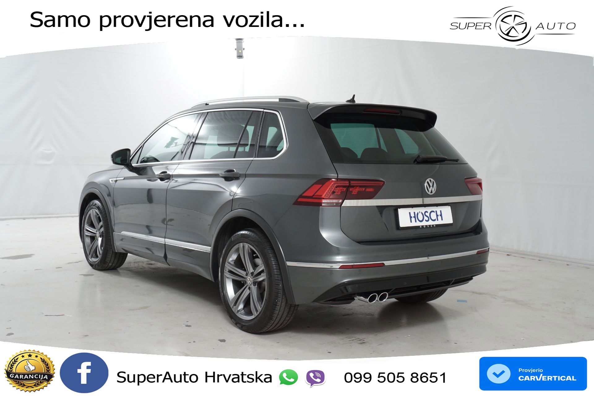 VW Tiguan 1.4 TSI Sky R-Line 125 KS, LED+ACC+GR SJED+ASIST+PANO+PDC