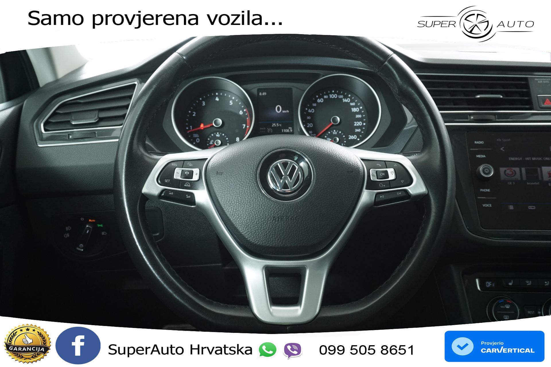 VW Tiguan 1.4 TSI Sky R-Line 125 KS, LED+ACC+GR SJED+ASIST+PANO+PDC
