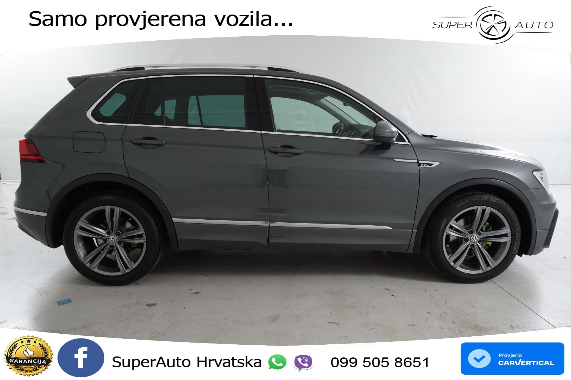 VW Tiguan 1.4 TSI Sky R-Line 125 KS, LED+ACC+GR SJED+ASIST+PANO+PDC