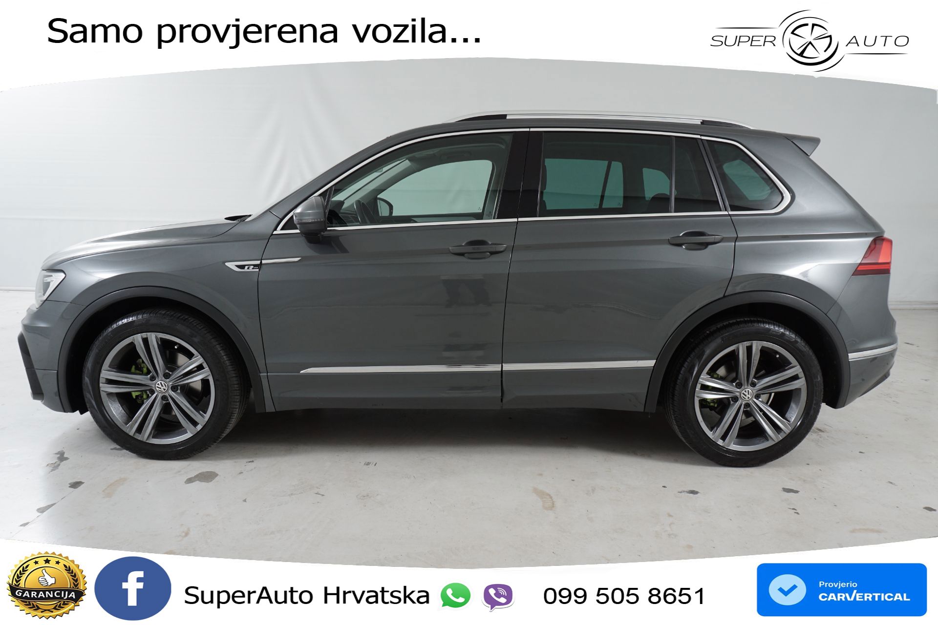 VW Tiguan 1.4 TSI Sky R-Line 125 KS, LED+ACC+GR SJED+ASIST+PANO+PDC
