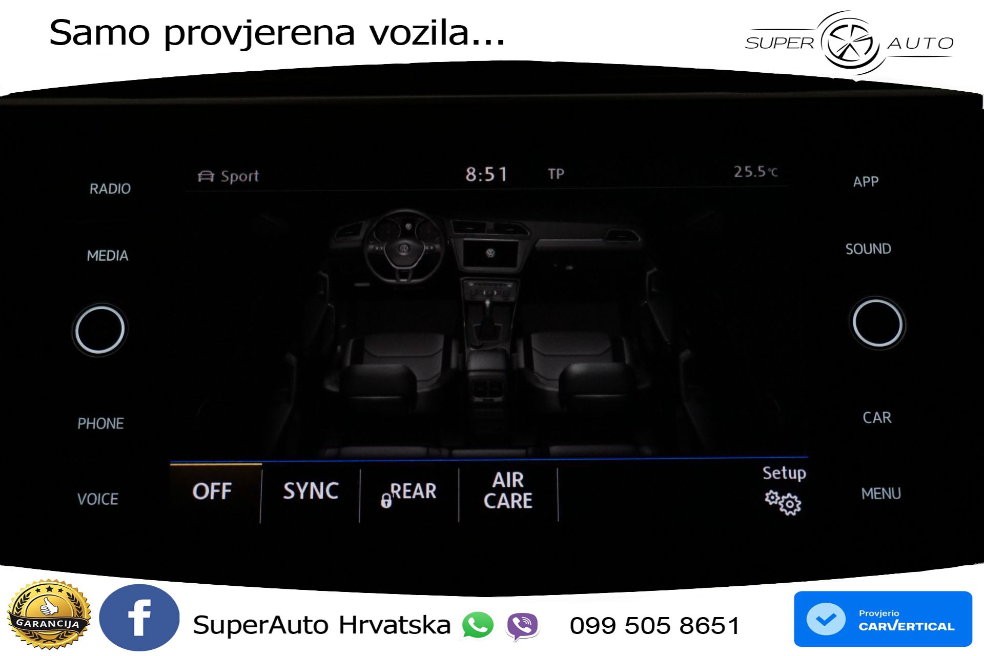 VW Tiguan 1.4 TSI Sky R-Line 125 KS, LED+ACC+GR SJED+ASIST+PANO+PDC