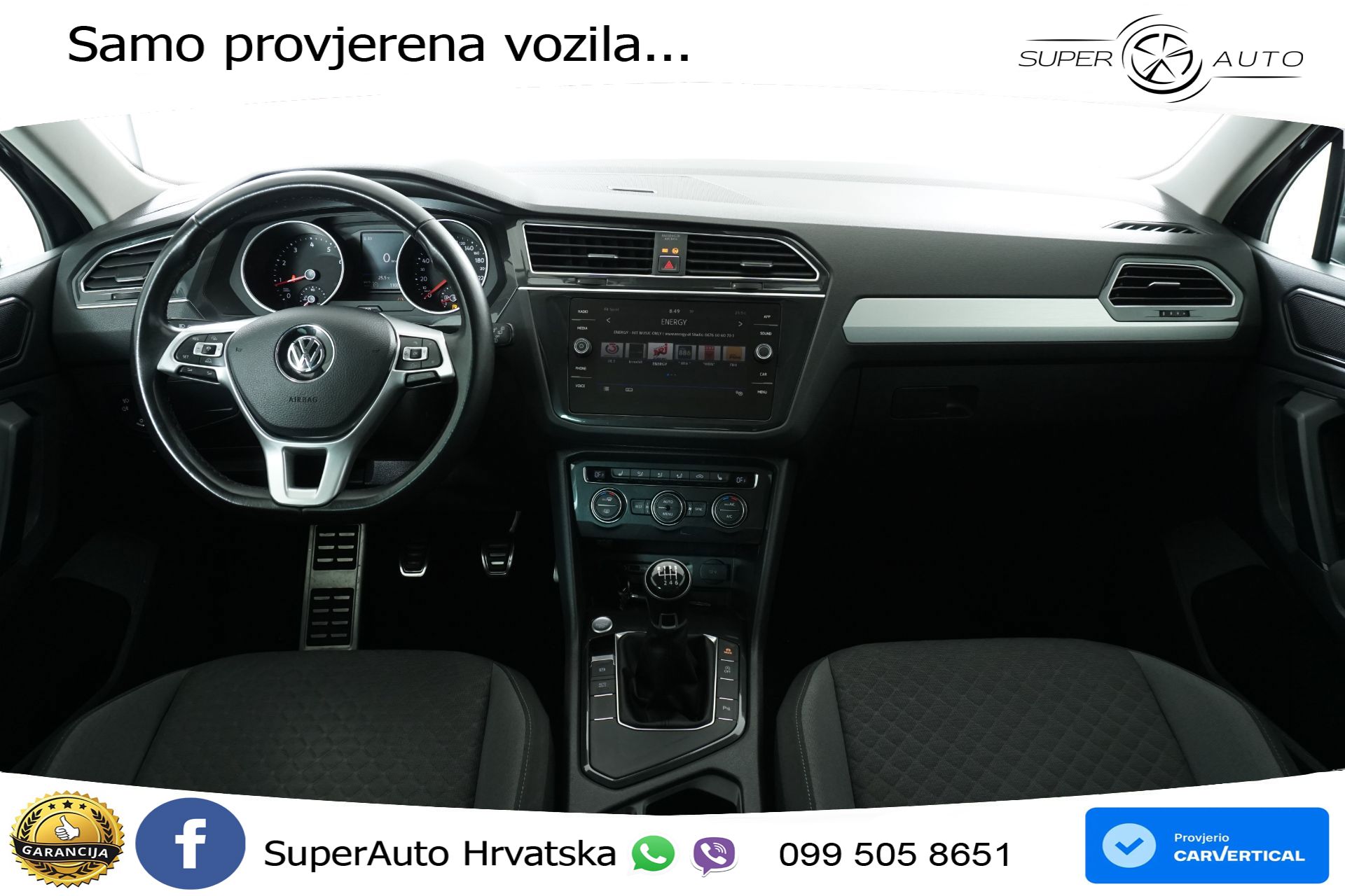 VW Tiguan 1.4 TSI Sky R-Line 125 KS, LED+ACC+GR SJED+ASIST+PANO+PDC