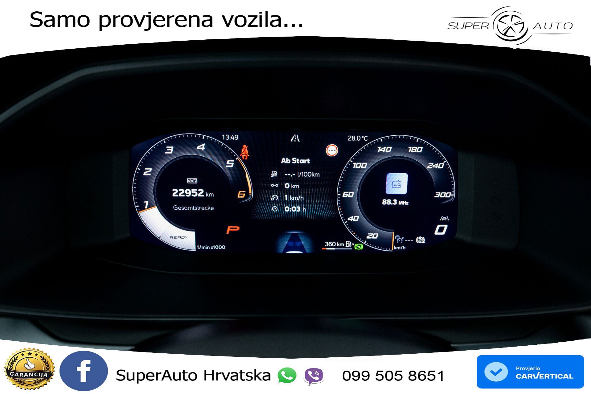 Cupra Leon SP 2.0 TDI DSG Edge 150 KS, ACC+KAM+VIRT+NAVI