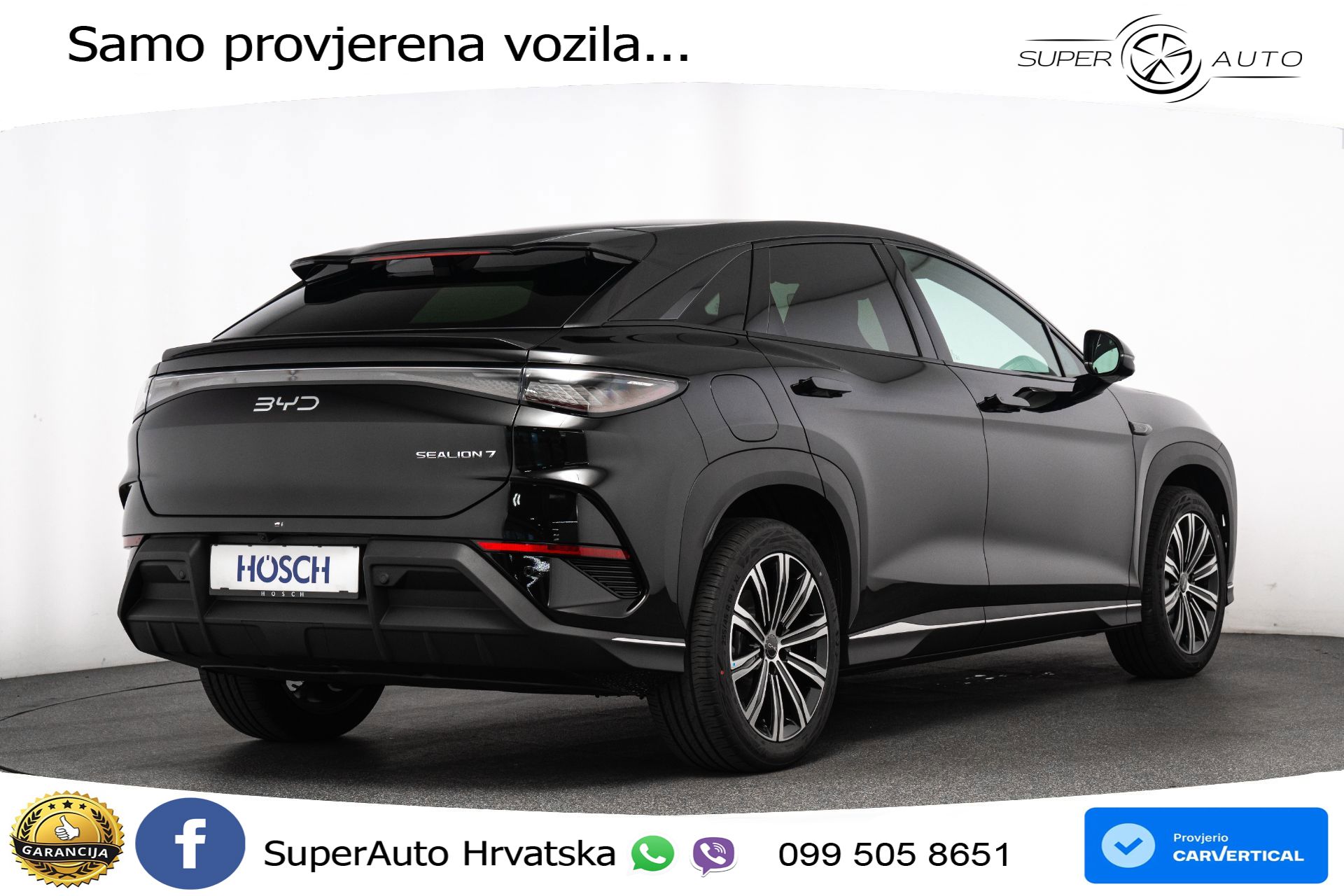 NOVO BYD Sealion 7 82,5 kWh Comfort 313 KS, LED+ACC+4xGR SJED+360+PANO