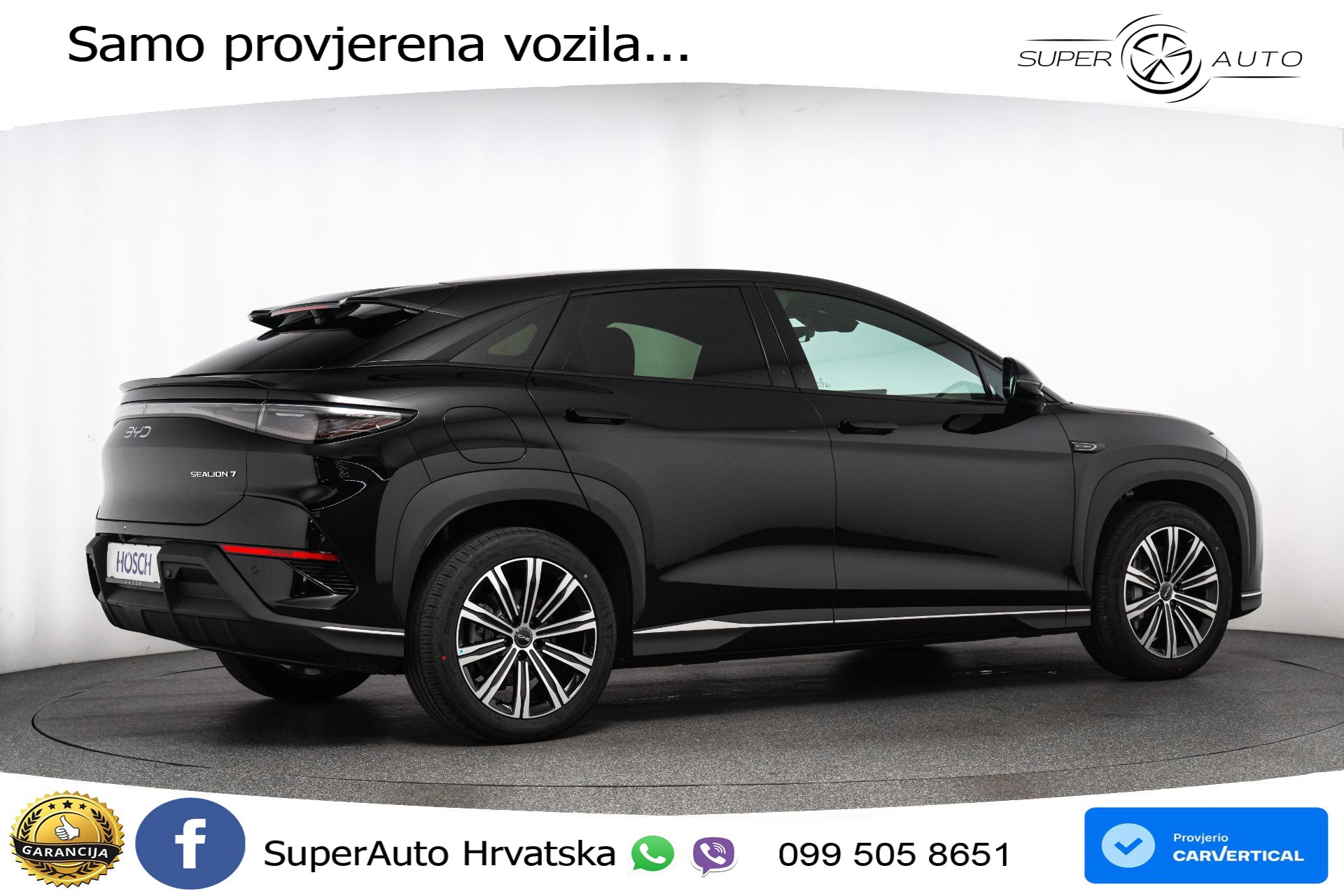 NOVO BYD Sealion 7 82,5 kWh Comfort 313 KS, LED+ACC+4xGR SJED+360+PANO