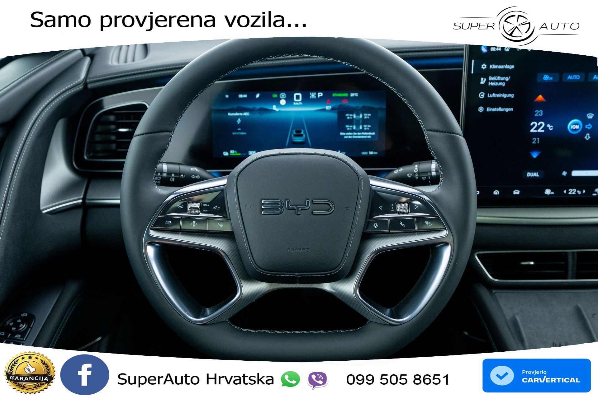 NOVO BYD Sealion 7 82,5 kWh Comfort 313 KS, LED+ACC+4xGR SJED+360+PANO