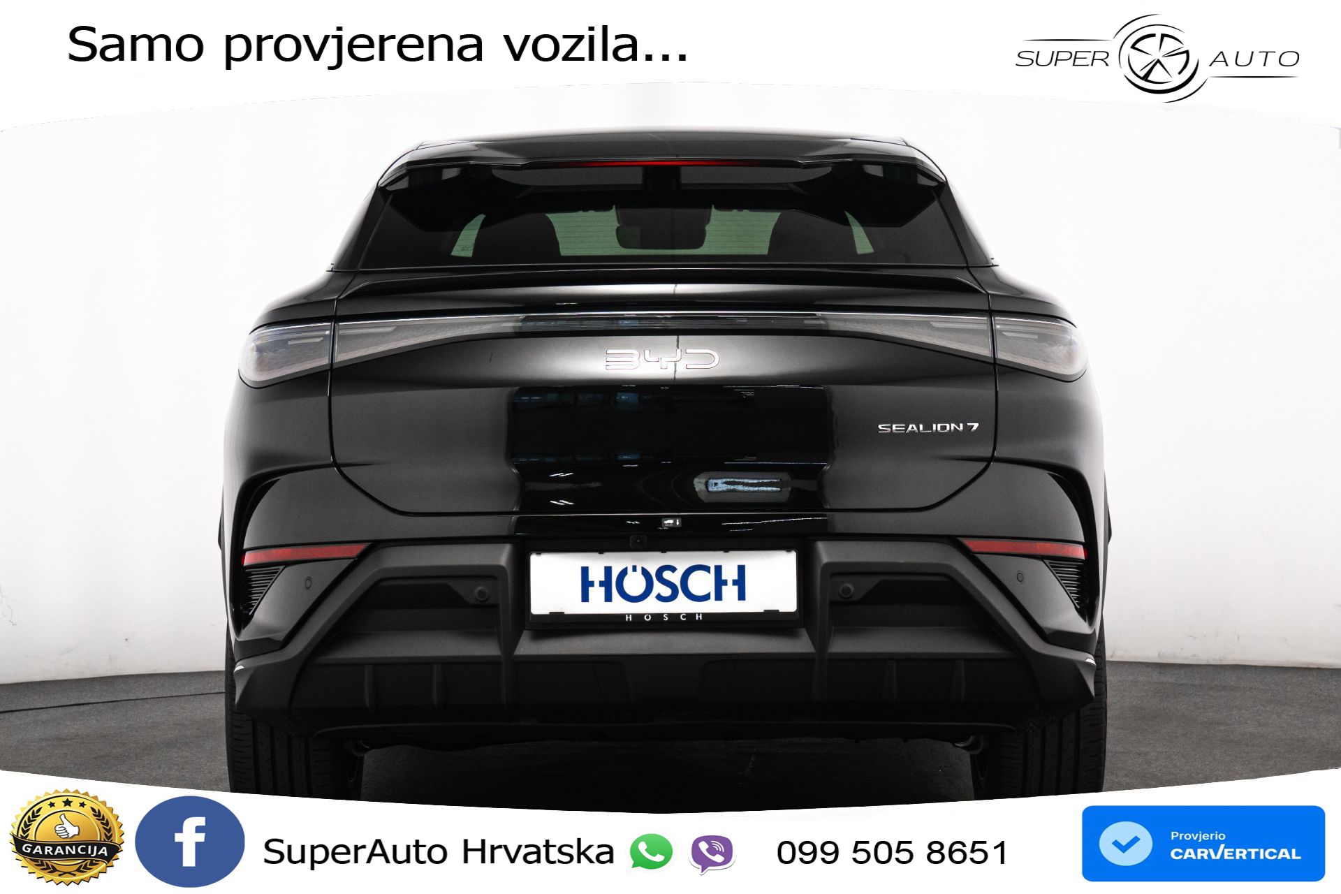 NOVO BYD Sealion 7 82,5 kWh Comfort 313 KS, LED+ACC+4xGR SJED+360+PANO