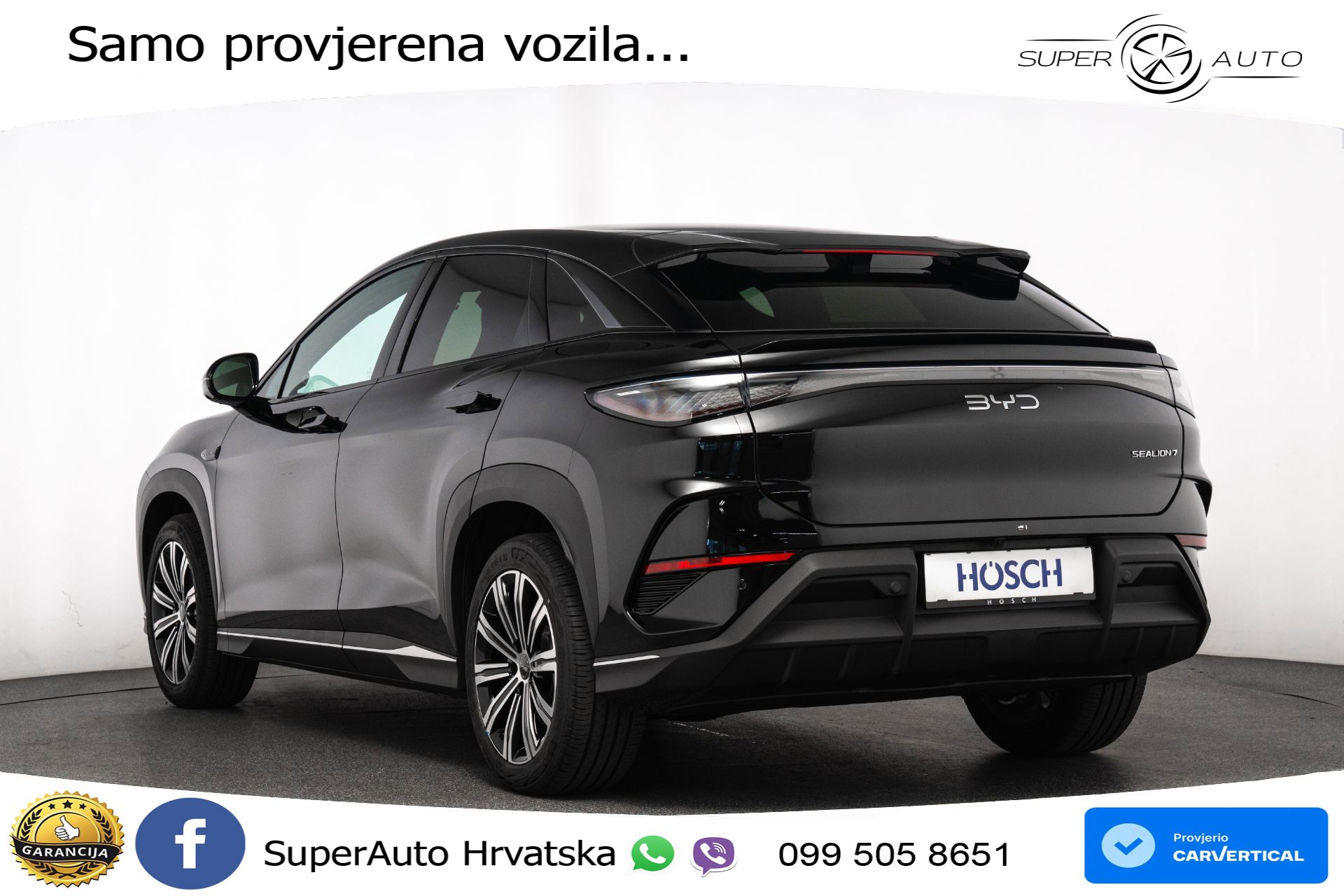 NOVO BYD Sealion 7 82,5 kWh Comfort 313 KS, LED+ACC+4xGR SJED+360+PANO