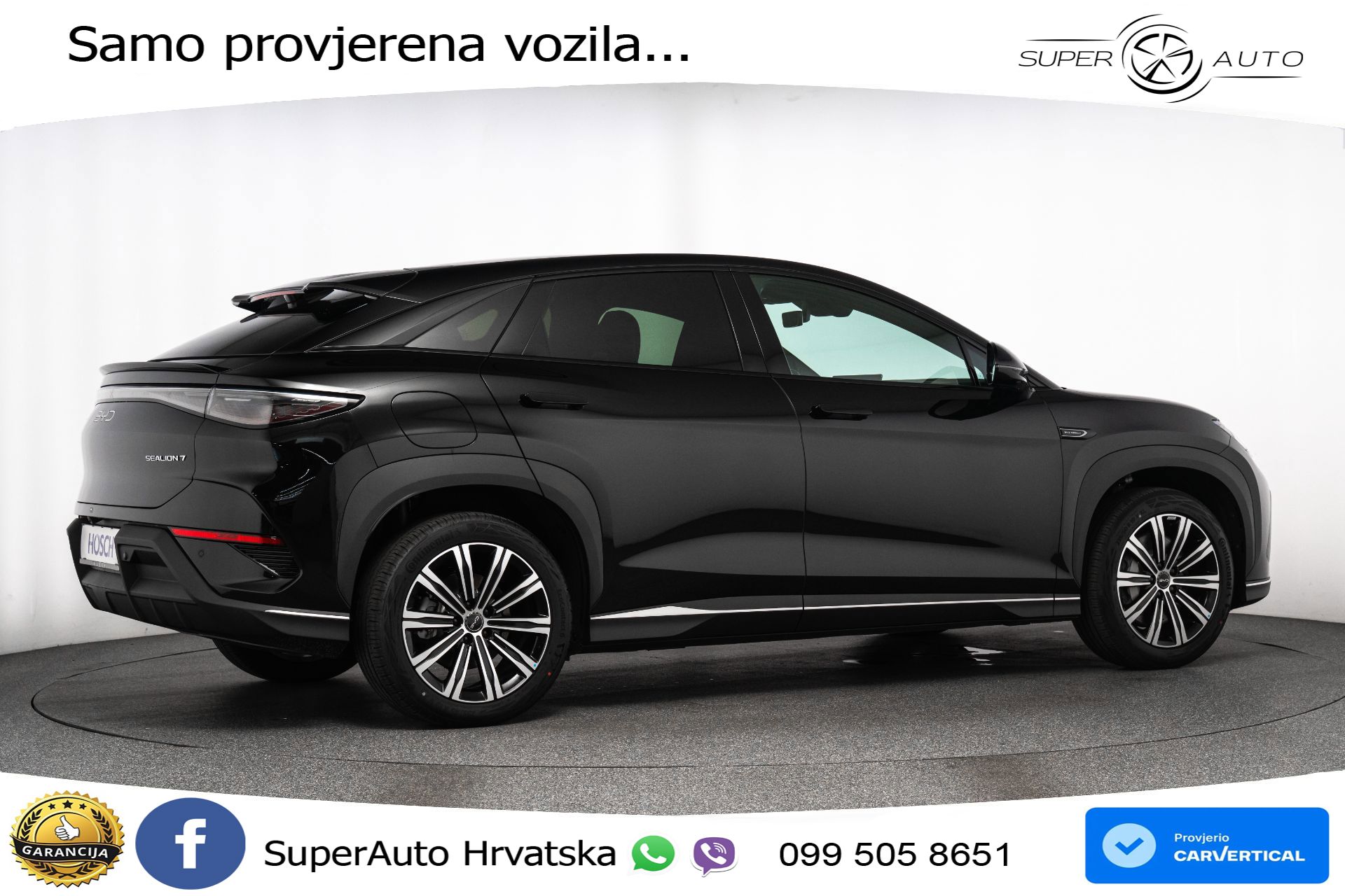 NOVO BYD Sealion 7 82,5 kWh Comfort 313 KS, LED+ACC+4xGR SJED+360+PDC