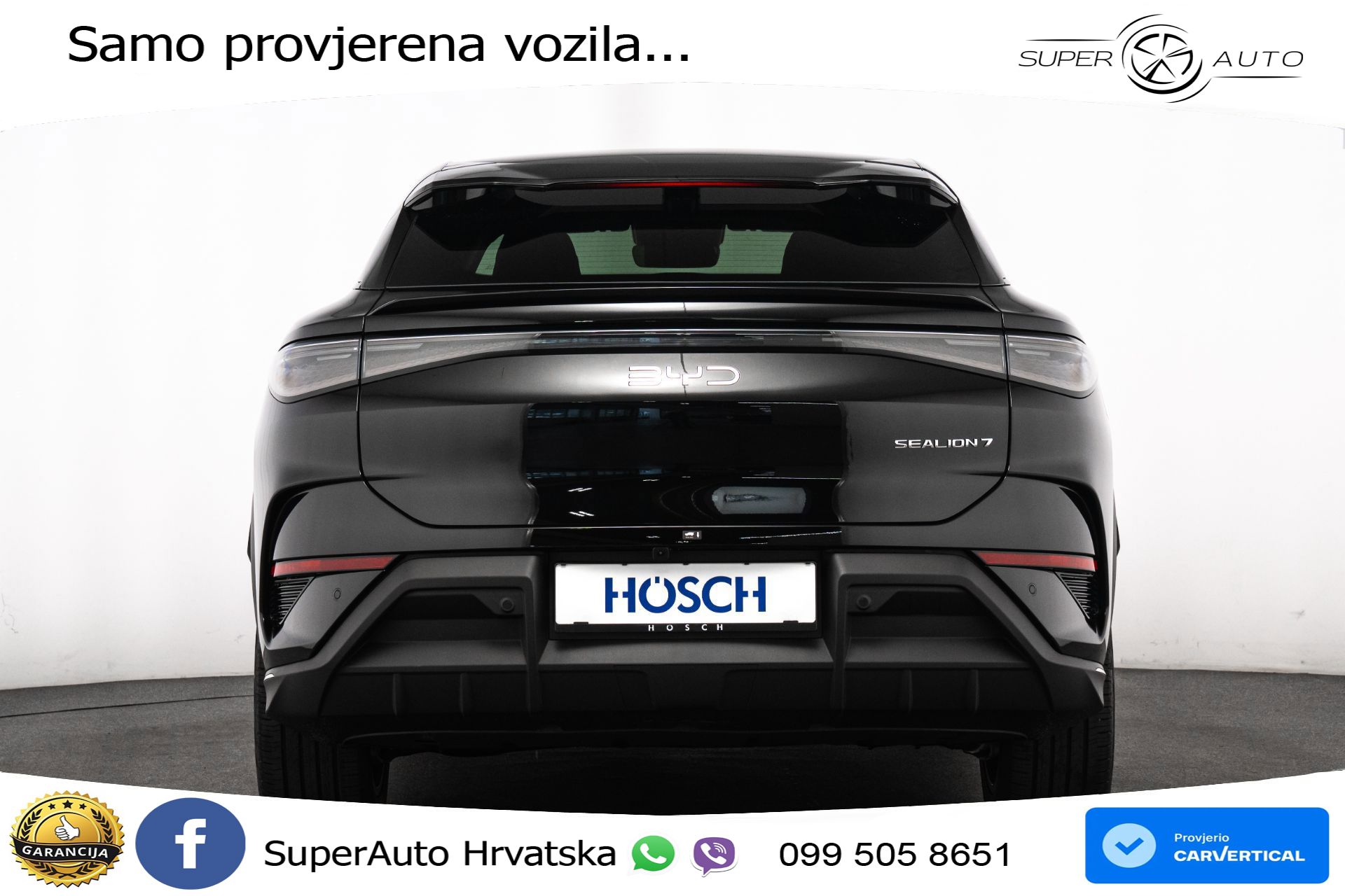 NOVO BYD Sealion 7 82,5 kWh Comfort 313 KS, LED+ACC+4xGR SJED+360+PDC