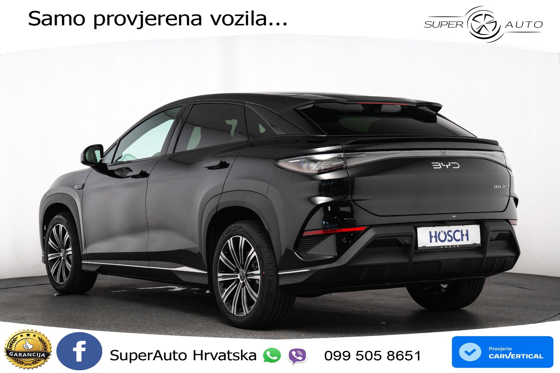 NOVO BYD Sealion 7 82,5 kWh Comfort 313 KS, LED+ACC+4xGR SJED+360+PDC