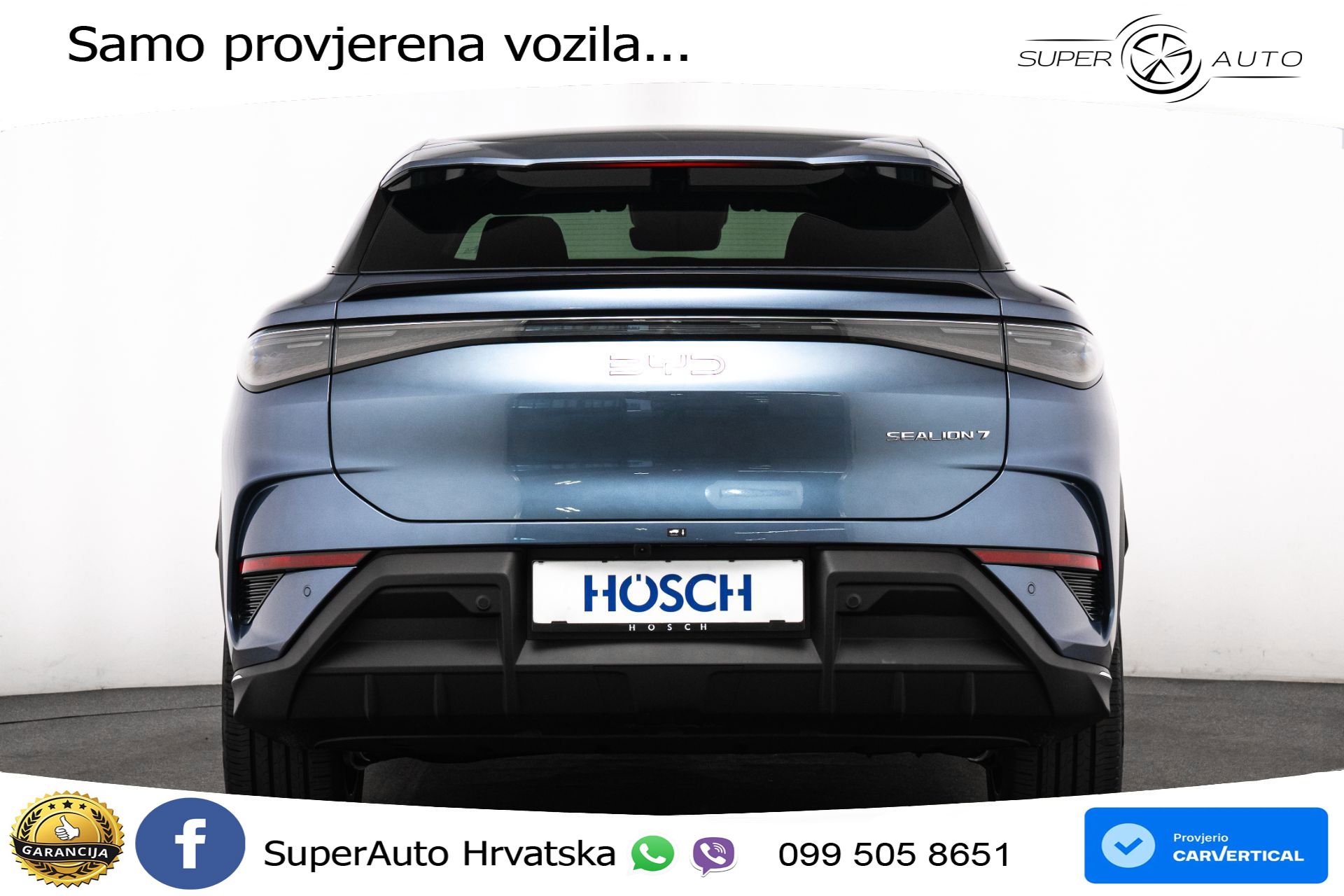 NOVO BYD Sealion 7 82,5 kWh Comfort 313 KS, LED+ACC+GR SJED+360+PDC