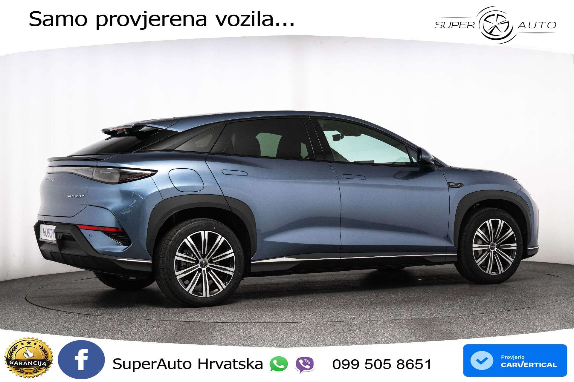 NOVO BYD Sealion 7 82,5 kWh Comfort 313 KS, LED+ACC+GR SJED+360+PDC