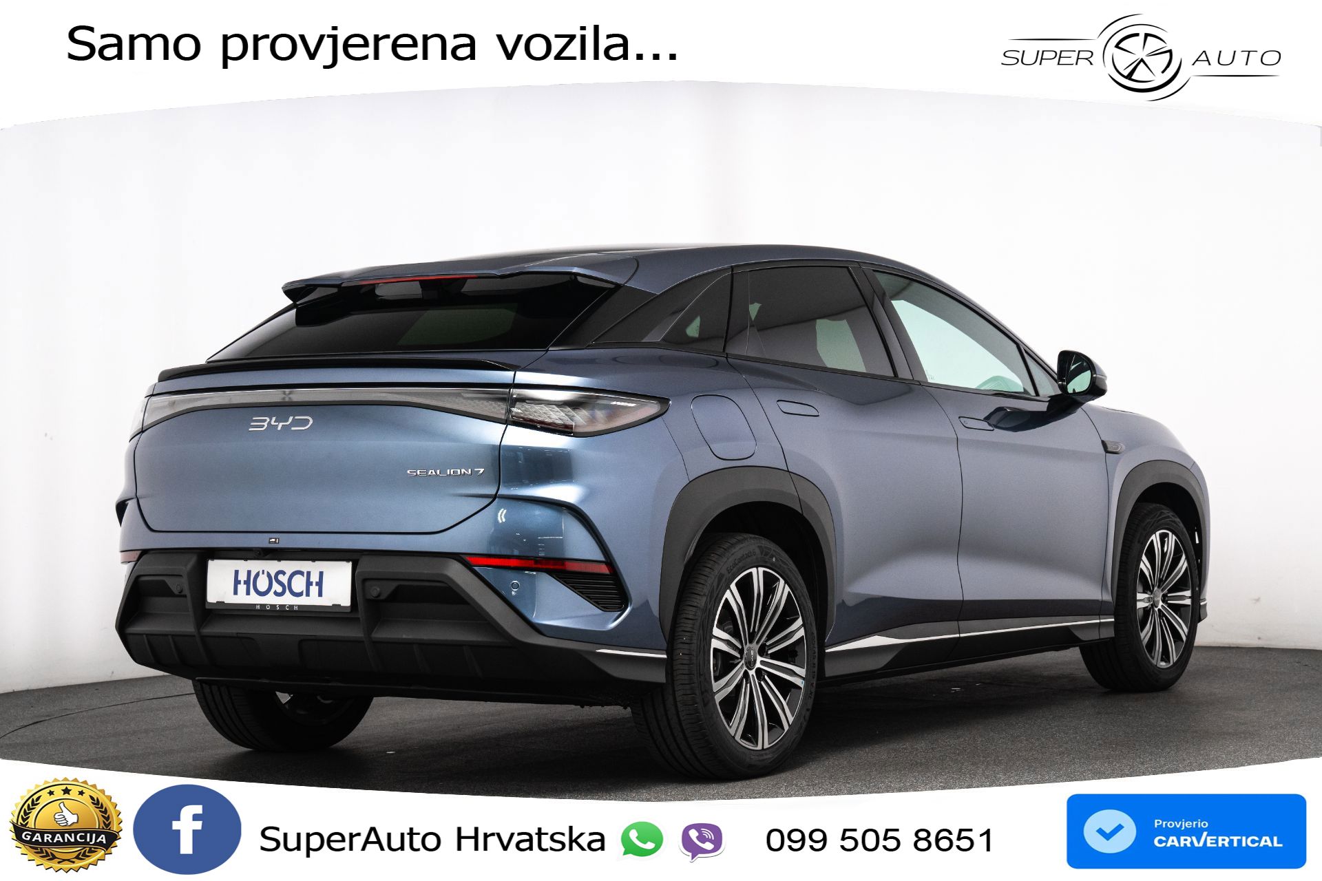NOVO BYD Sealion 7 82,5 kWh Comfort 313 KS, LED+ACC+GR SJED+360+PDC