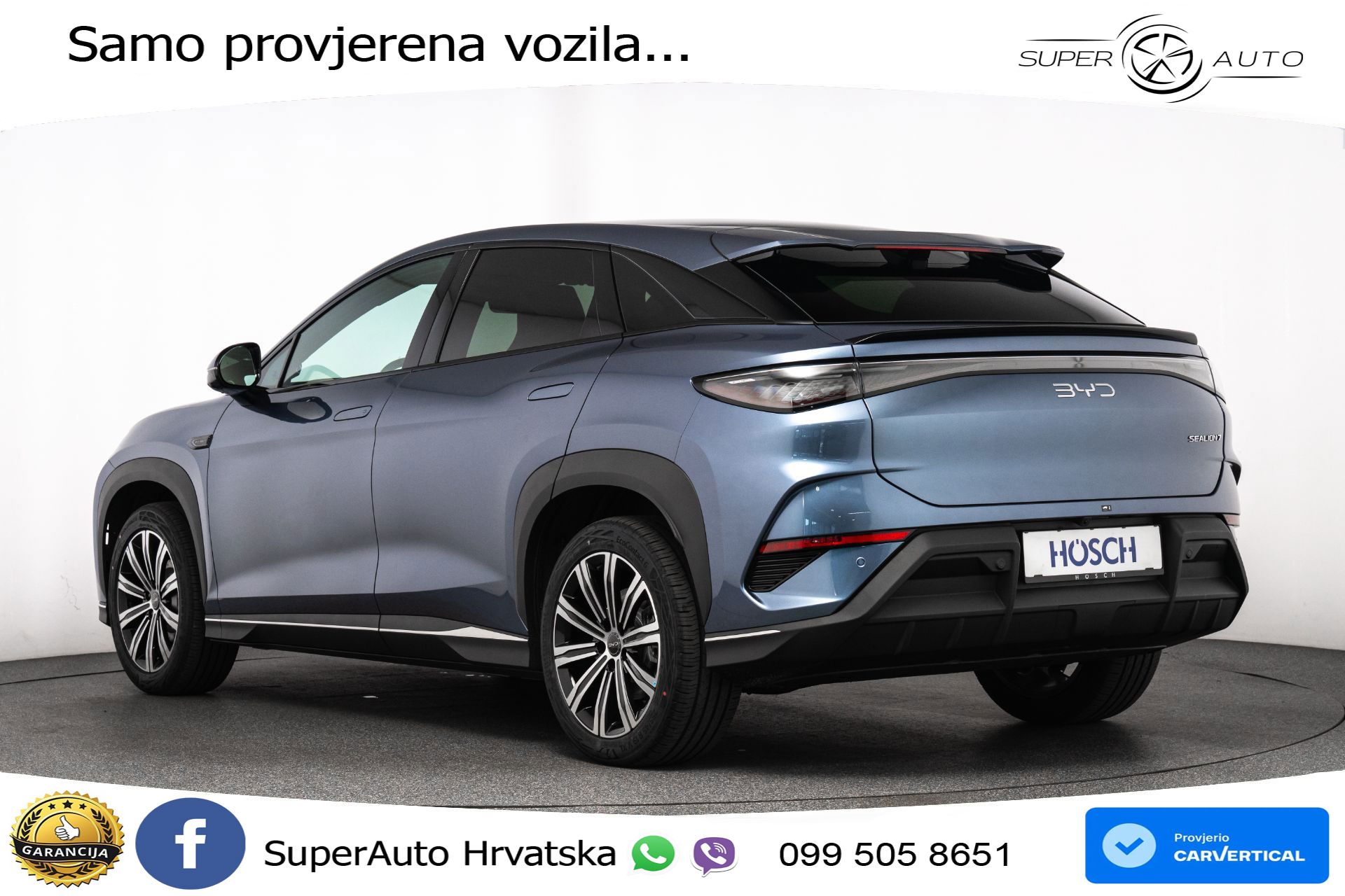 NOVO BYD Sealion 7 82,5 kWh Comfort 313 KS, LED+ACC+GR SJED+360+PDC