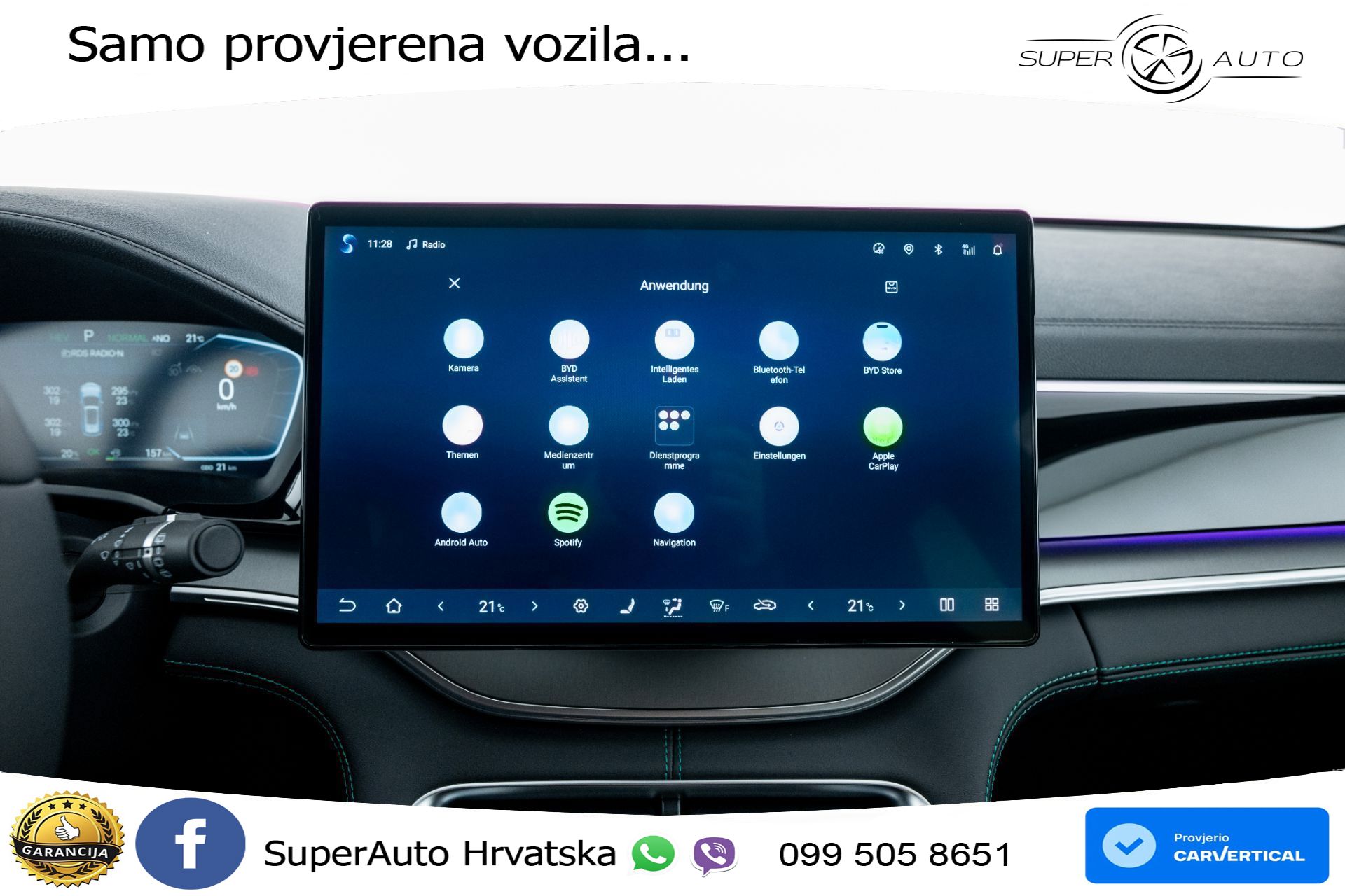 NOVO BYD Seal U 1.5L DM-i Aut. Boost 218 KS, LED+ACC+PANO+GR SJED+360+VIRT