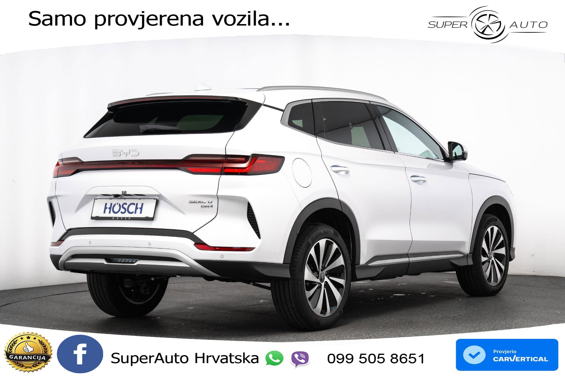 NOVO BYD Seal U 1.5L DM-i Aut. Boost 218 KS, LED+ACC+GR SJED+360+PANO