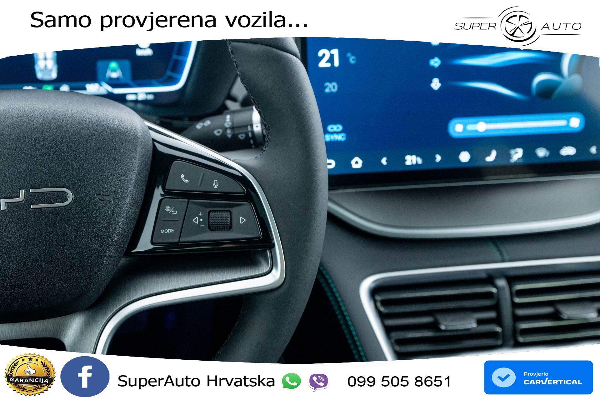 NOVO BYD Seal U 1.5L DM-i Aut. Boost 218 KS, LED+ACC+GR SJED+360+PANO