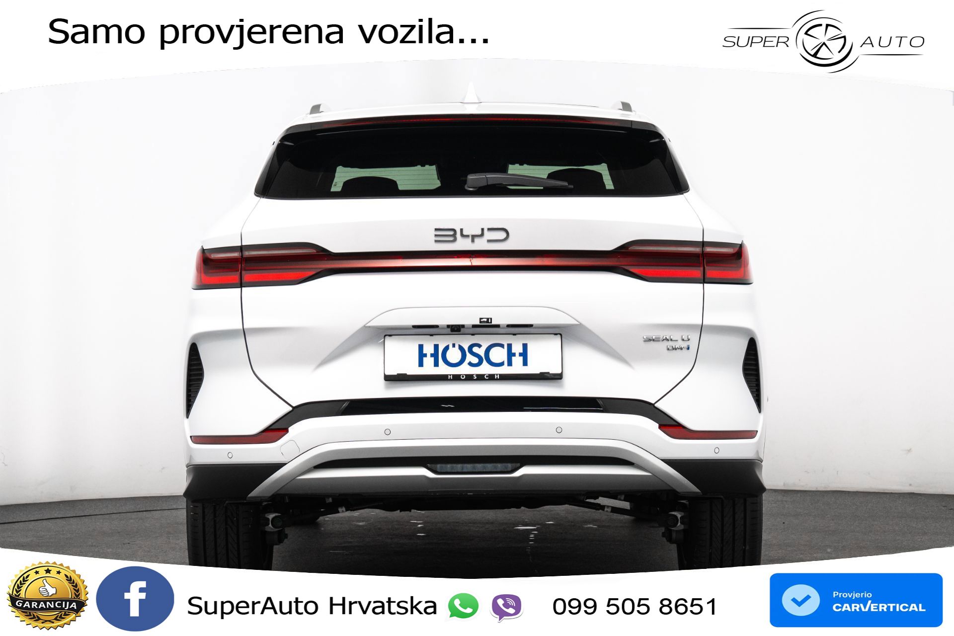 NOVO BYD Seal U 1.5L DM-i Aut. Boost 218 KS, LED+ACC+GR SJED+360+PANO