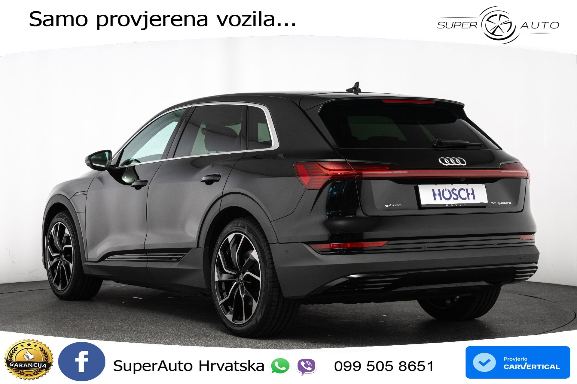 Audi e-tron 55 quattro 408 KS, ZRAČNI+KAM+GR SJED+VIRT+NAVI