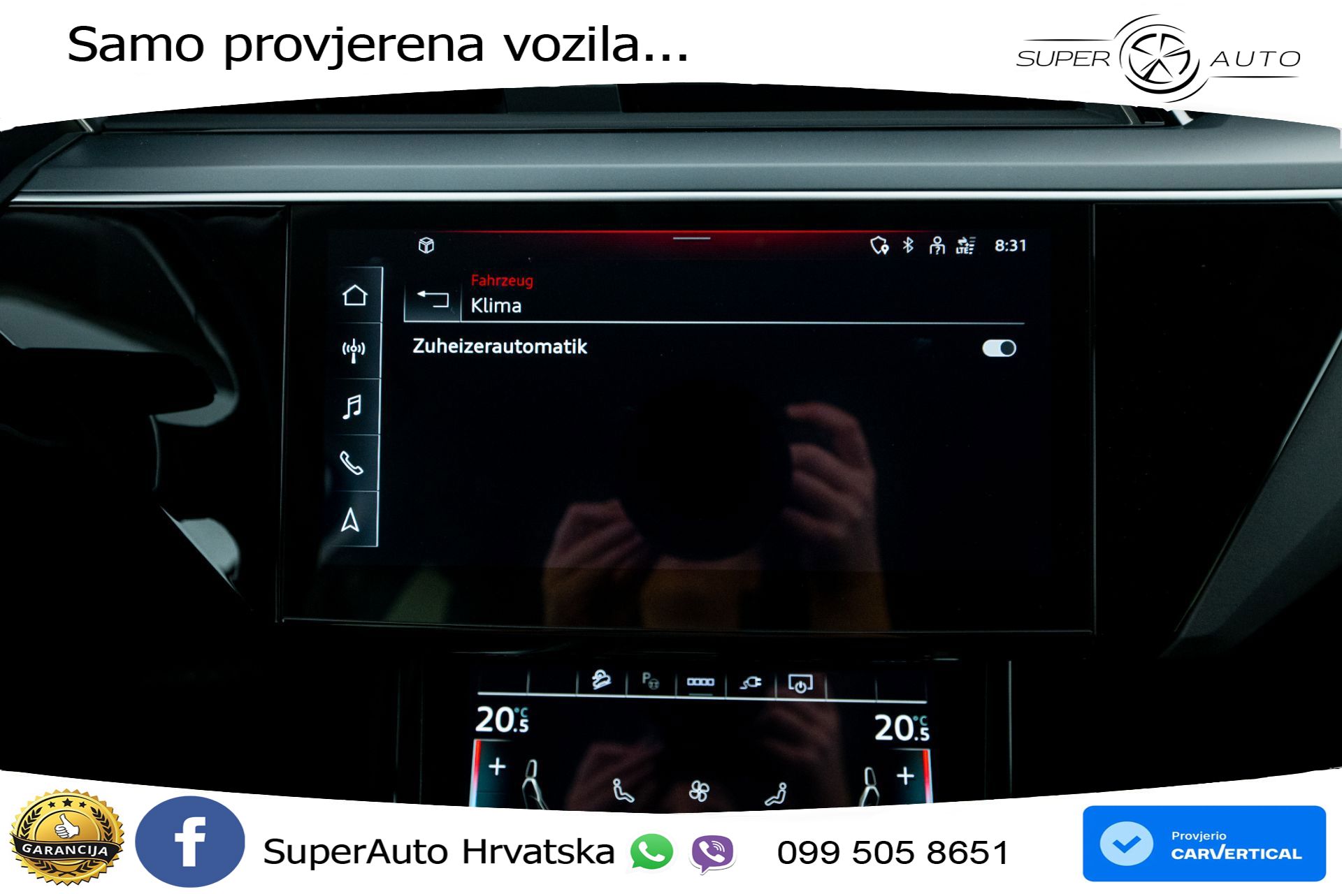 Audi e-tron 55 quattro 408 KS, ZRAČNI+KAM+GR SJED+VIRT+NAVI
