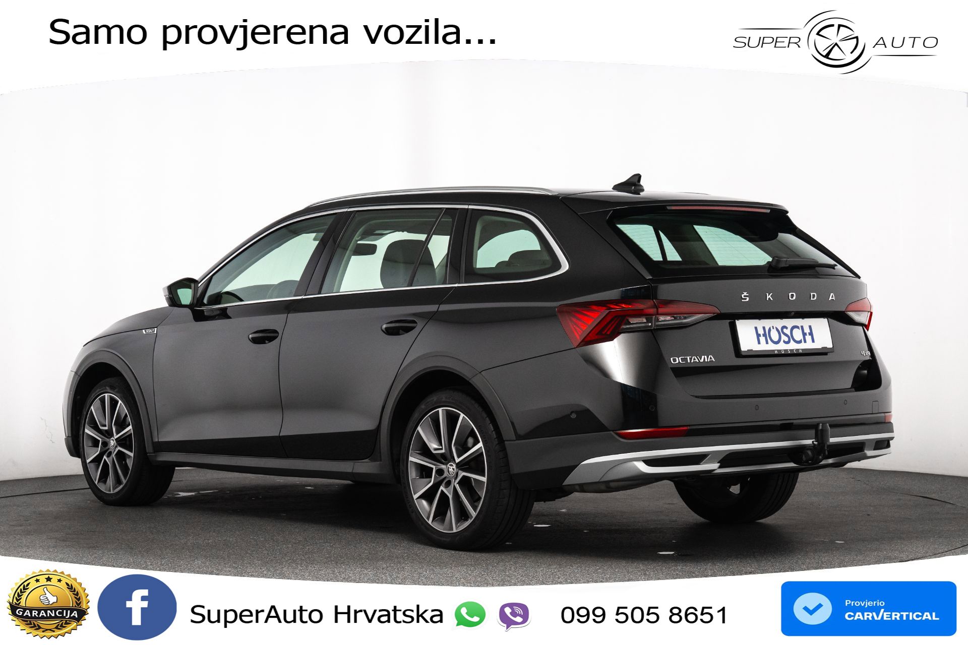 Škoda Octavia Combi 2.0 TDI 4x4 DSG Scout 150 KS, KAM+GR SJED+HEAD+MASAŽA