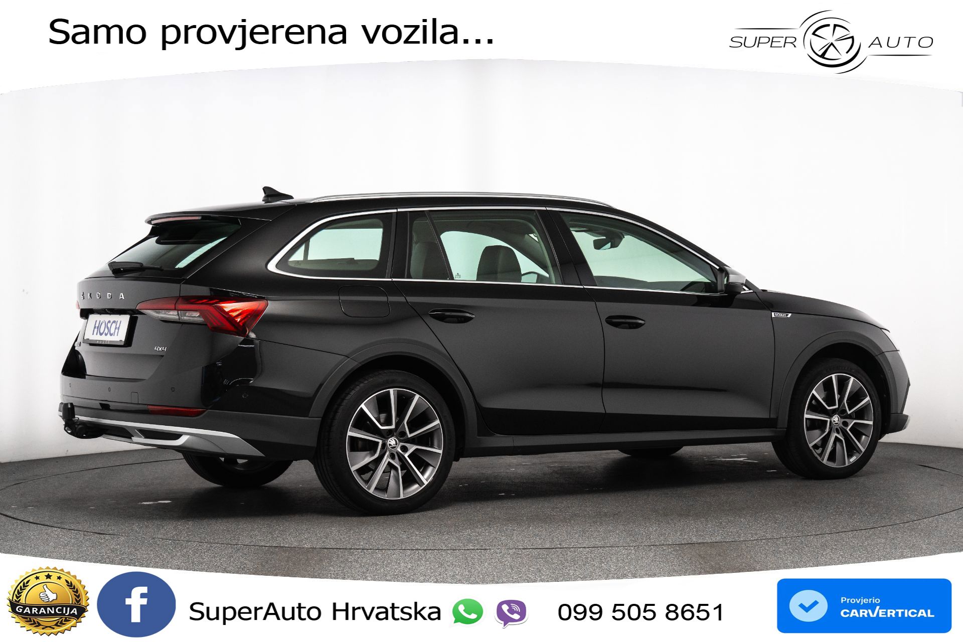 Škoda Octavia Combi 2.0 TDI 4x4 DSG Scout 150 KS, KAM+GR SJED+HEAD+MASAŽA
