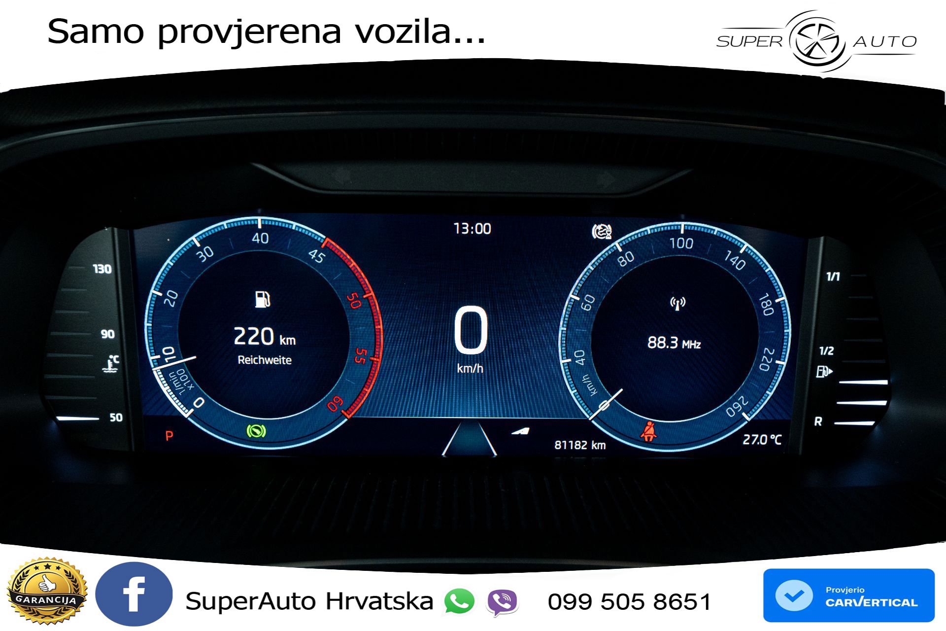 Škoda Octavia Combi 2.0 TDI 4x4 DSG Scout 150 KS, KAM+GR SJED+HEAD+MASAŽA