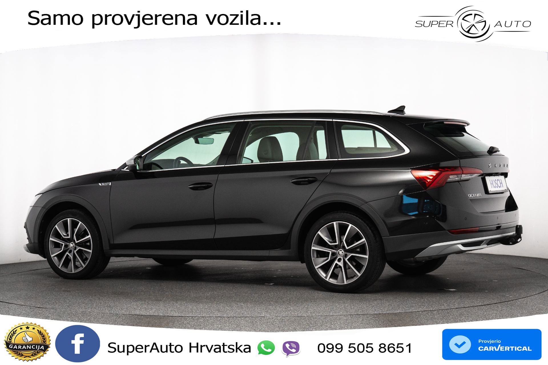 Škoda Octavia Combi 2.0 TDI 4x4 DSG Scout 150 KS, KAM+GR SJED+HEAD+MASAŽA