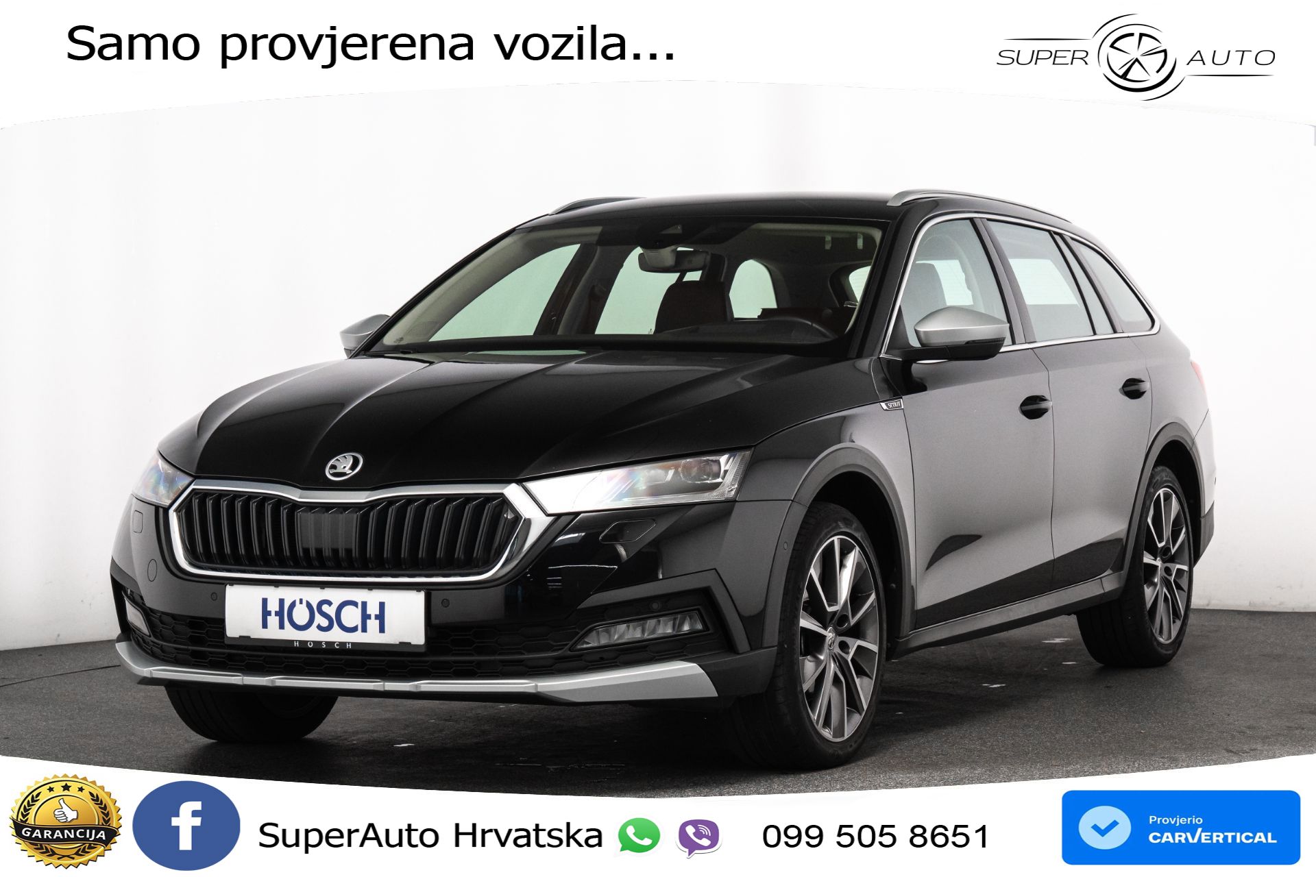 Škoda Octavia Combi 2.0 TDI 4x4 DSG Scout 150 KS, KAM+GR SJED+HEAD+MASAŽA