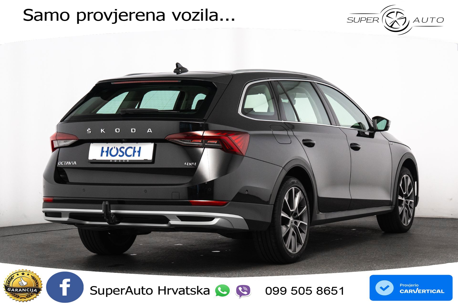 Škoda Octavia Combi 2.0 TDI 4x4 DSG Scout 150 KS, KAM+GR SJED+HEAD+MASAŽA