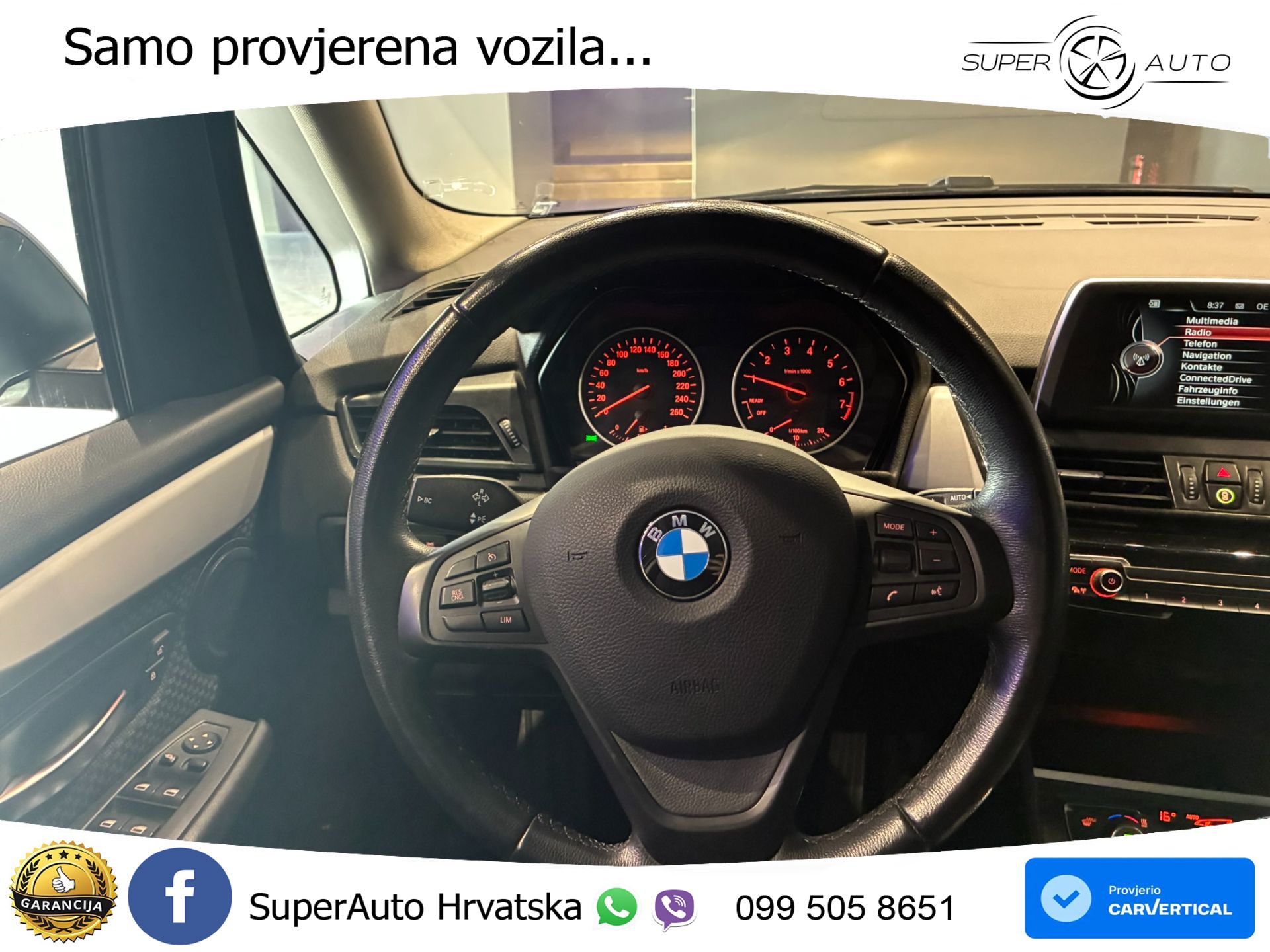 BMW 218i Active Tourer Aut. Advantage 136 KS, NAVI+PARK