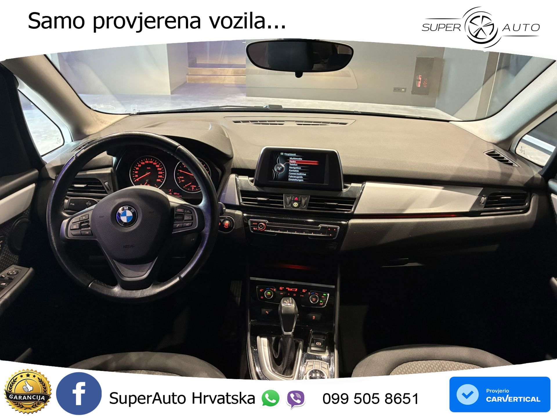 BMW 218i Active Tourer Aut. Advantage 136 KS, NAVI+PARK