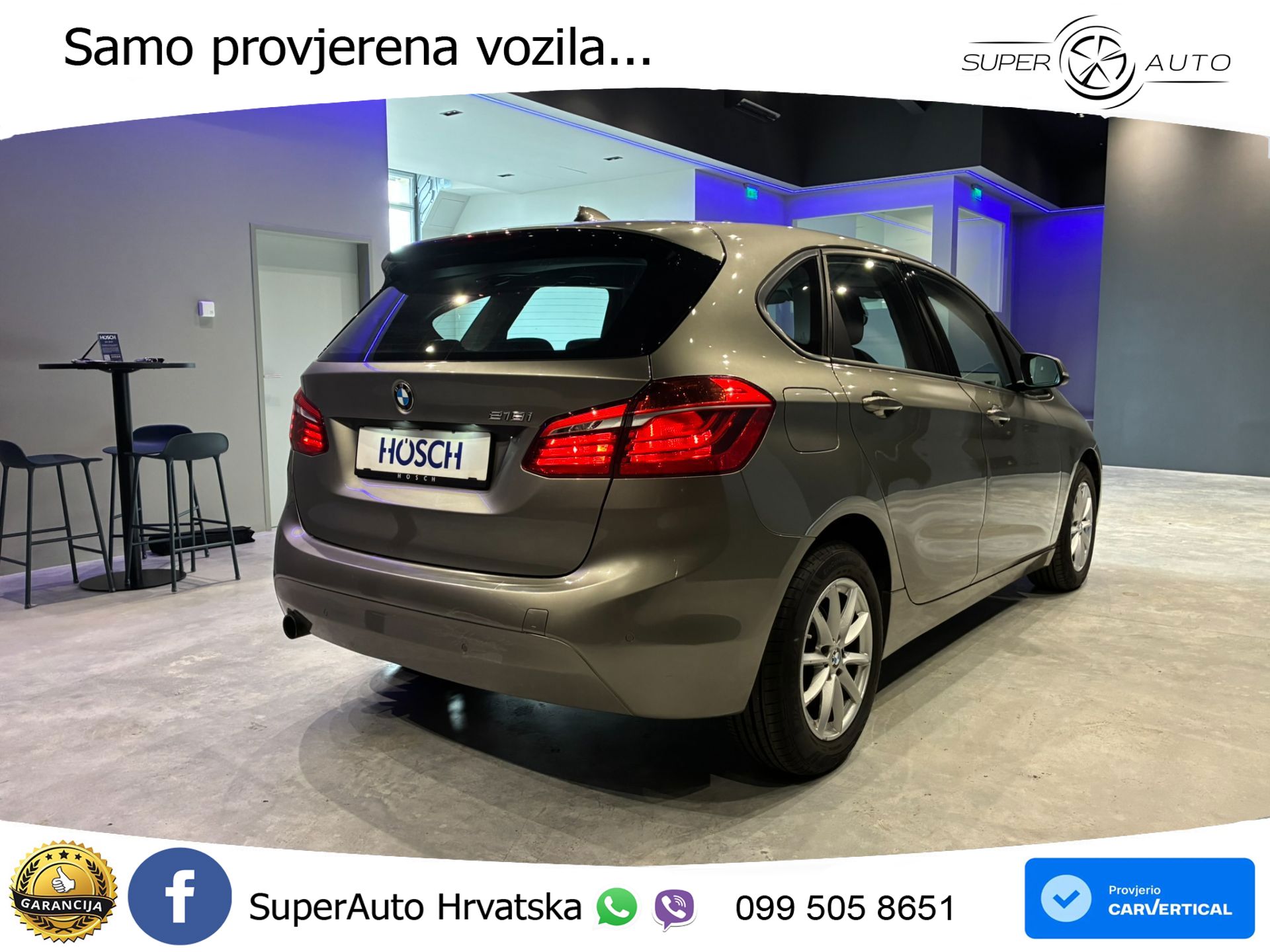BMW 218i Active Tourer Aut. Advantage 136 KS, NAVI+PARK