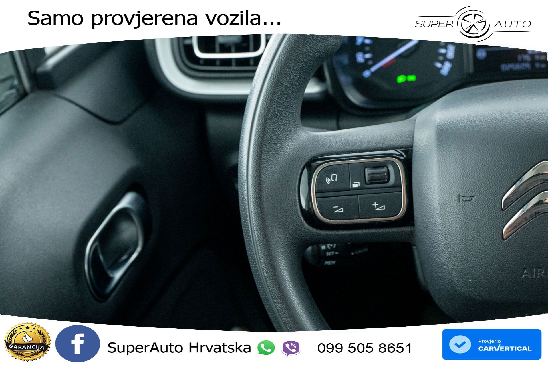 Citroen C3 1.2 PureTech 110 KS, LED+TEM+KLIMA+DAB