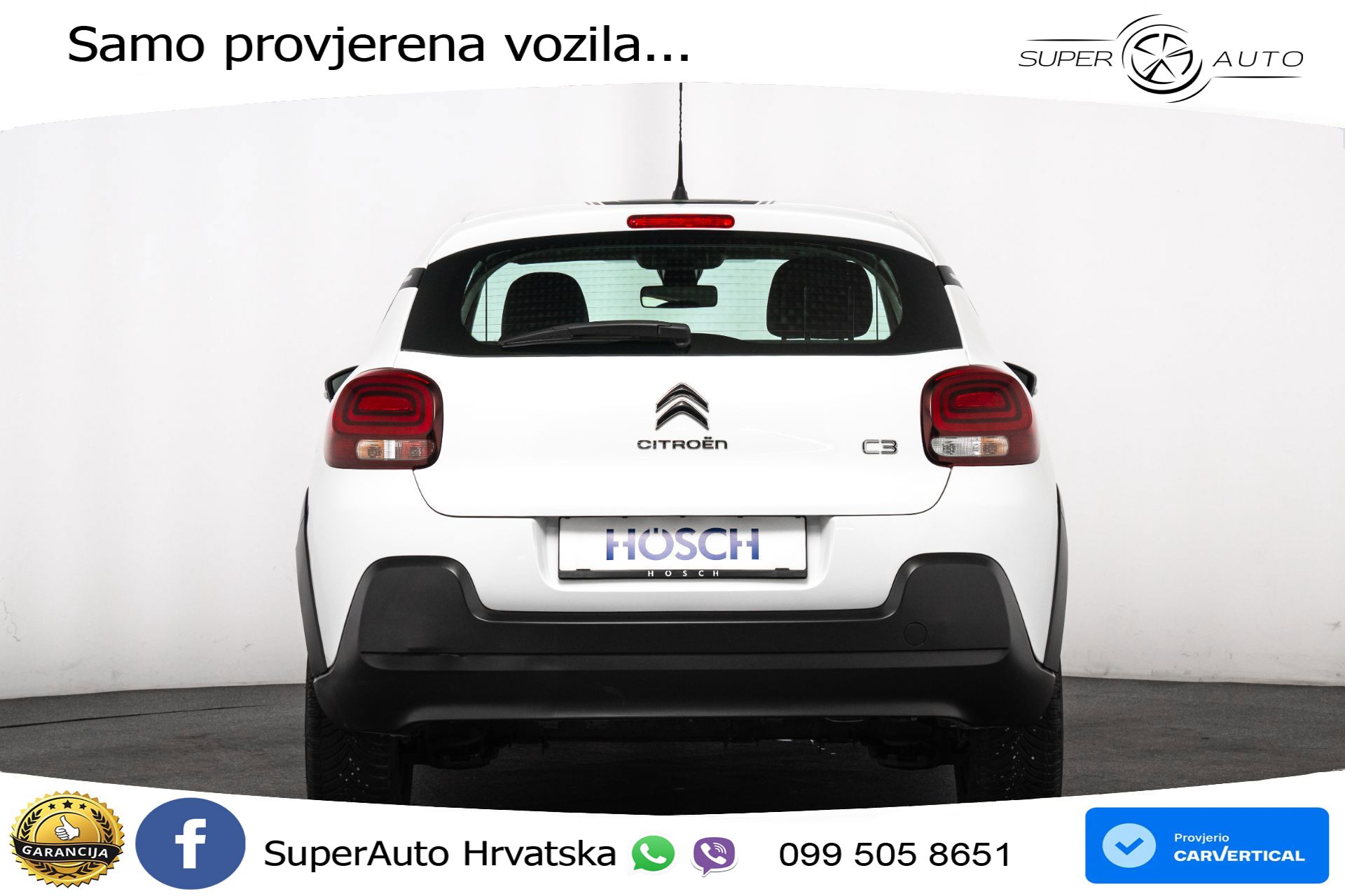 Citroen C3 1.2 PureTech 110 KS, LED+TEM+KLIMA+DAB