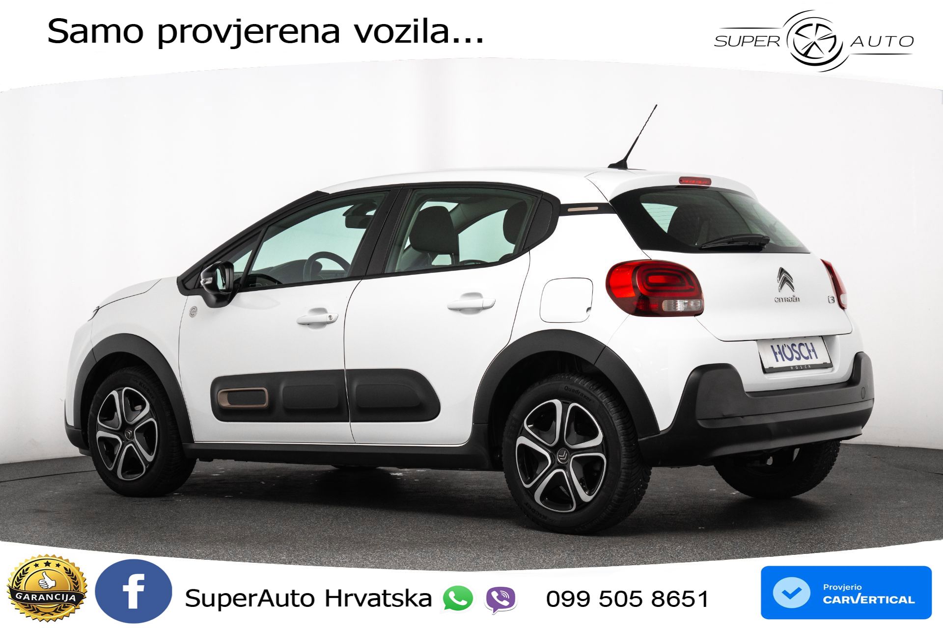 Citroen C3 1.2 PureTech 110 KS, LED+TEM+KLIMA+DAB