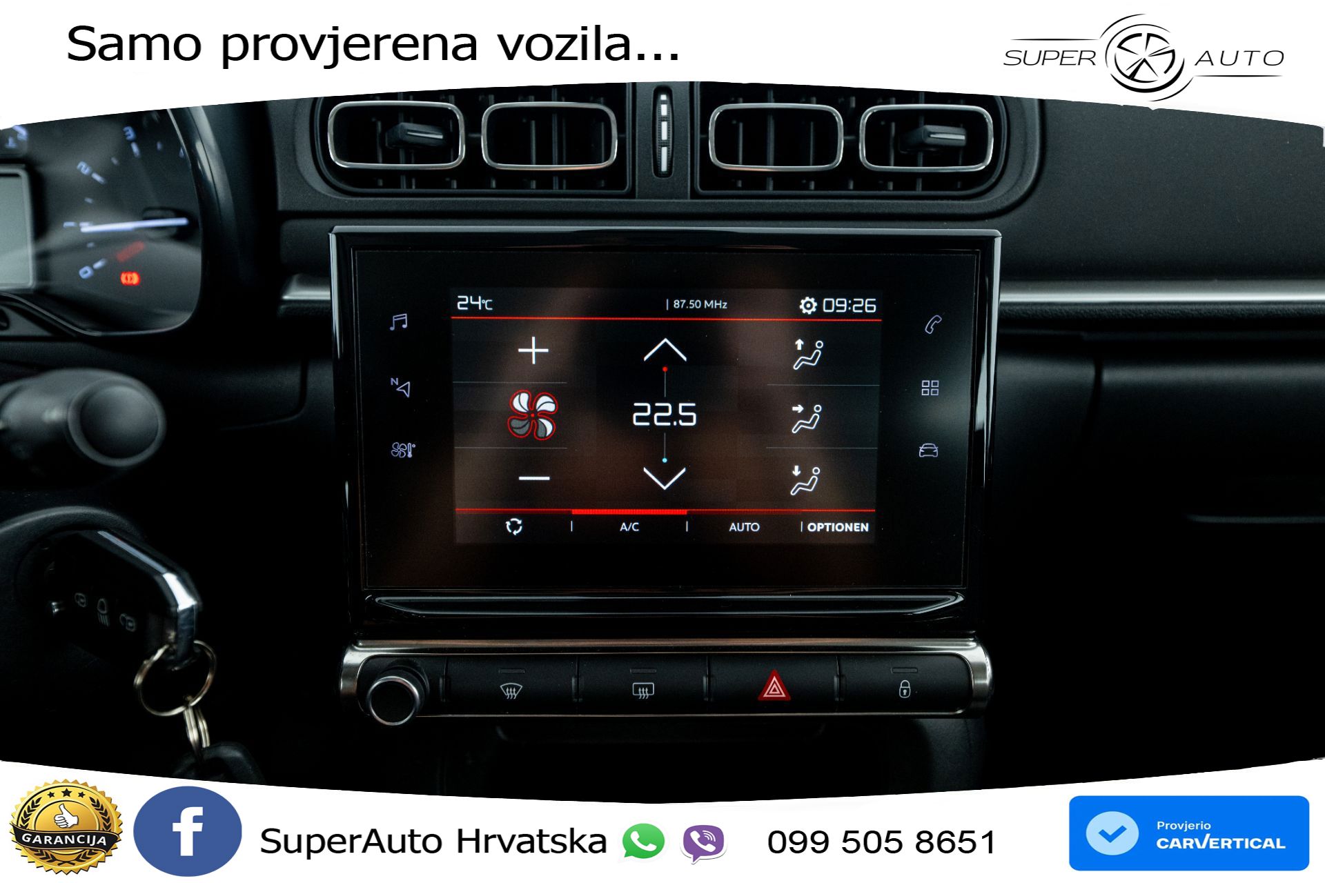 Citroen C3 1.2 PureTech 110 KS, LED+TEM+KLIMA+DAB