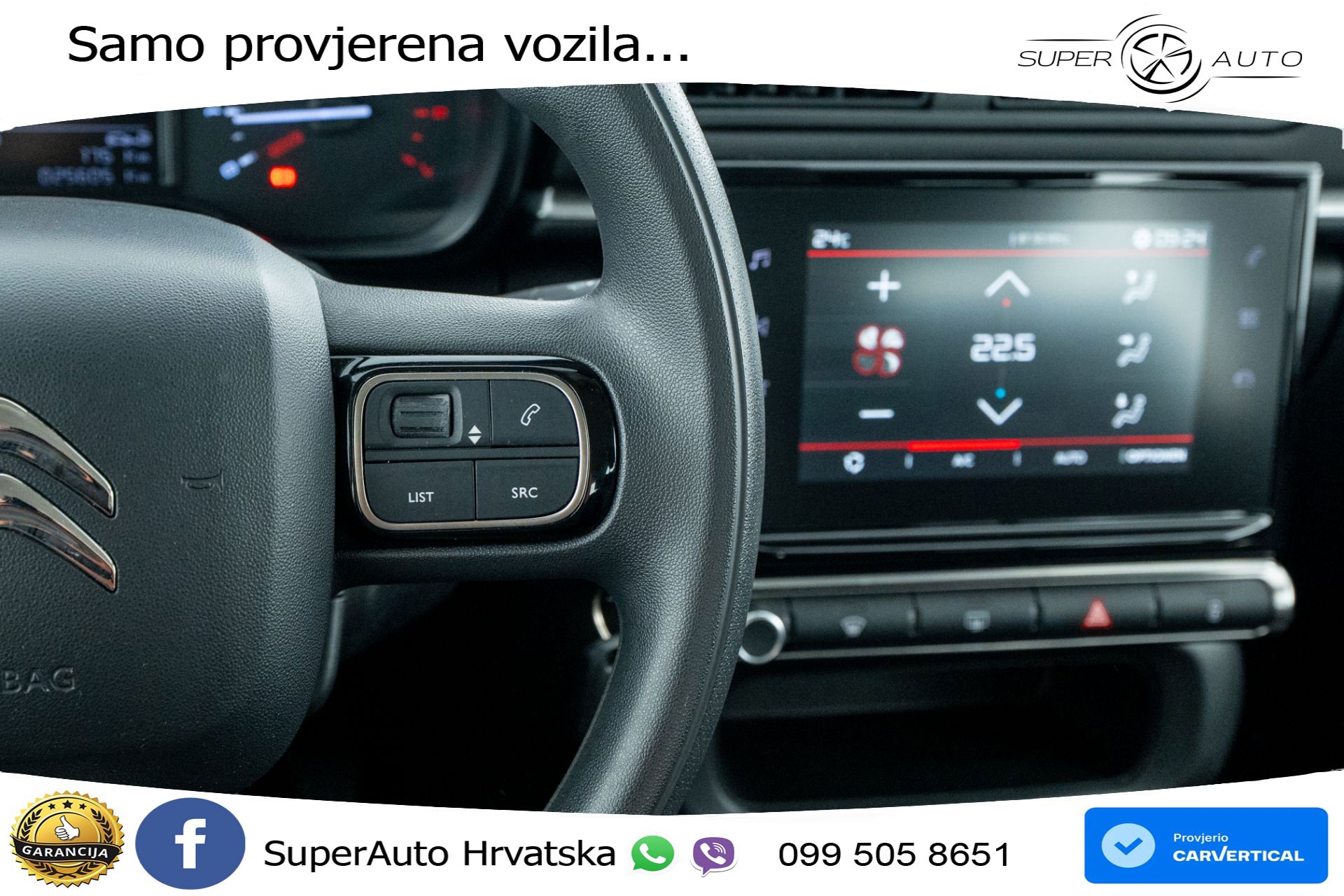 Citroen C3 1.2 PureTech 110 KS, LED+TEM+KLIMA+DAB