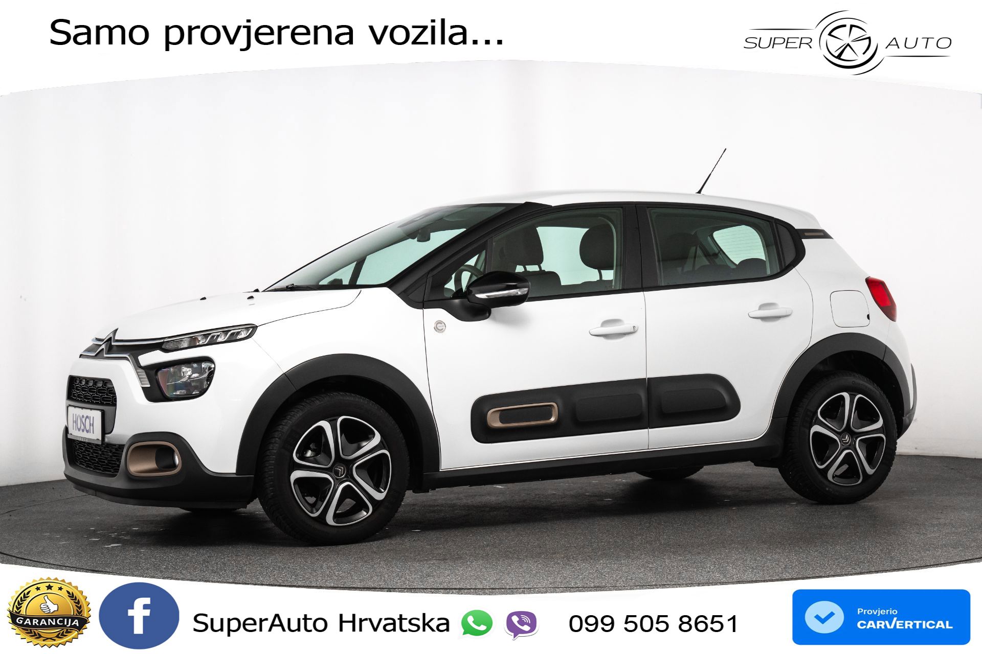 Citroen C3 1.2 PureTech 110 KS, LED+TEM+KLIMA+DAB