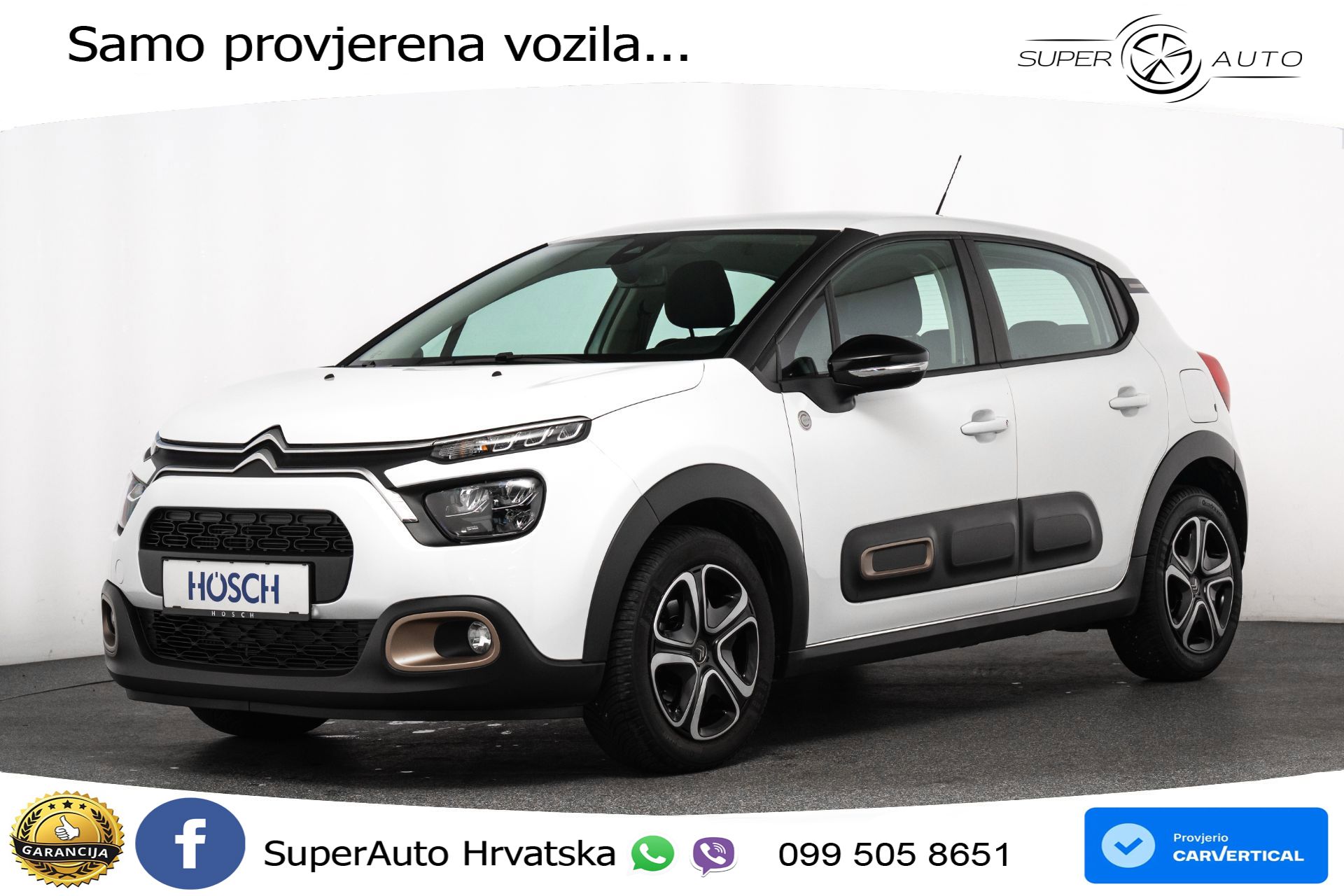 Citroen C3 1.2 PureTech 110 KS, LED+TEM+KLIMA+DAB