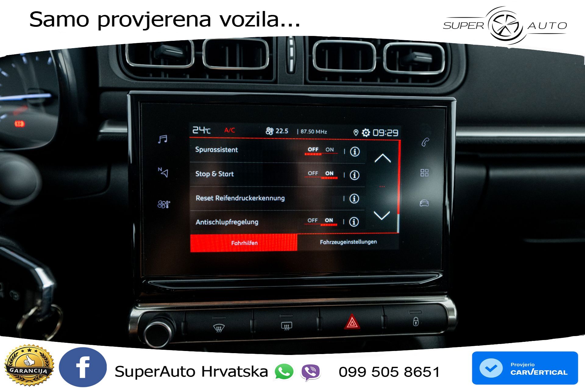 Citroen C3 1.2 PureTech 110 KS, LED+TEM+KLIMA+DAB