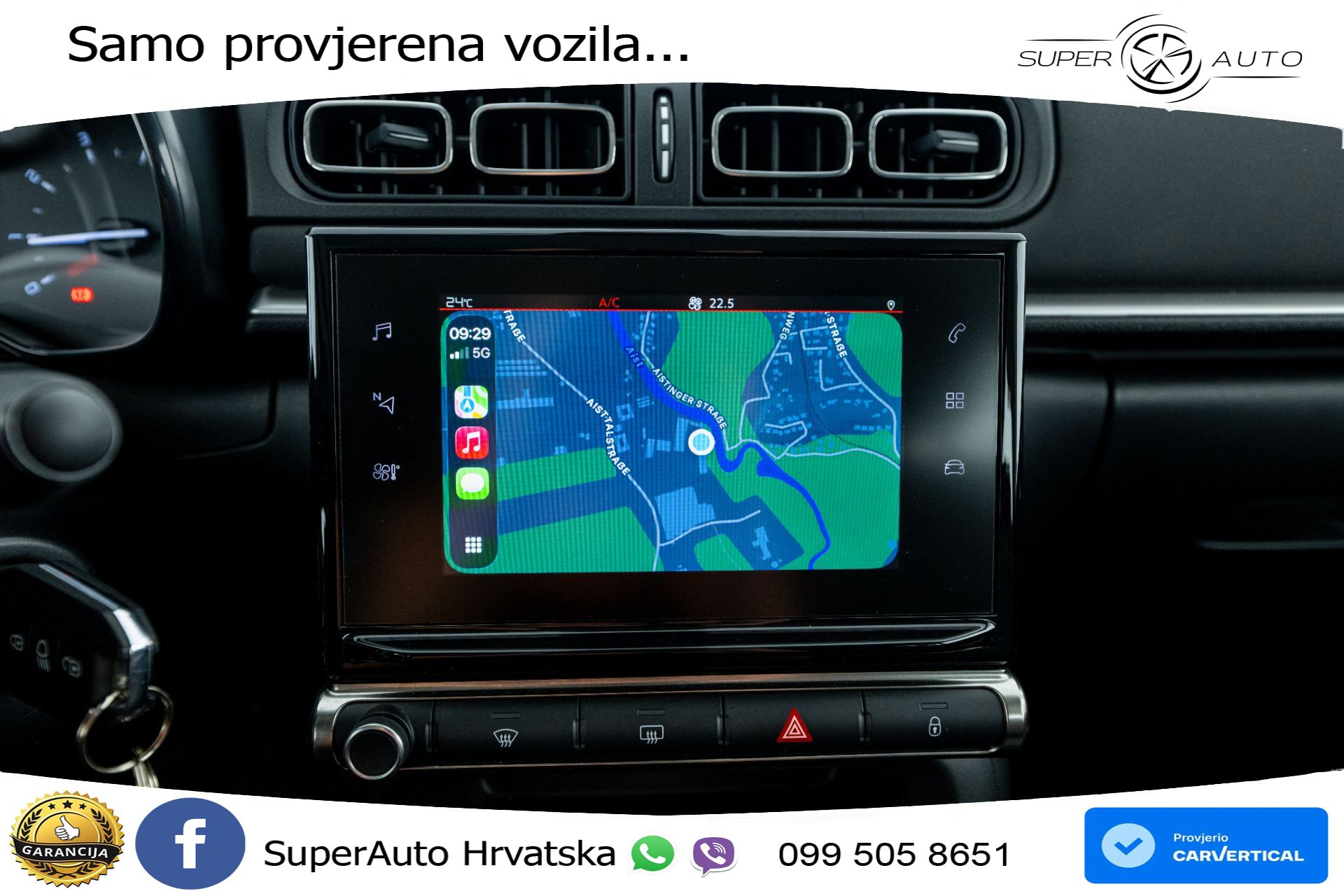 Citroen C3 1.2 PureTech 110 KS, LED+TEM+KLIMA+DAB
