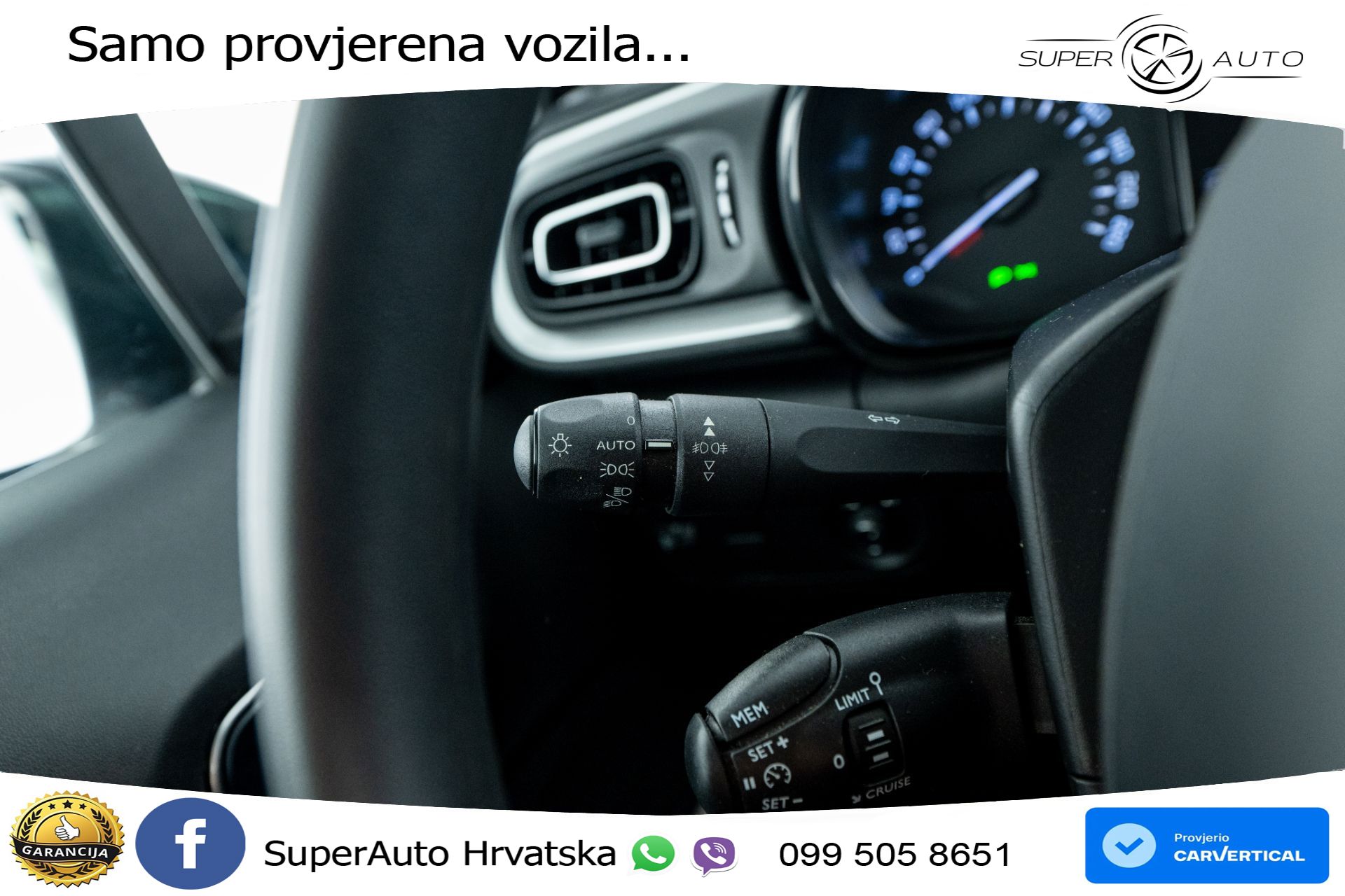 Citroen C3 1.2 PureTech 110 KS, LED+TEM+KLIMA+DAB