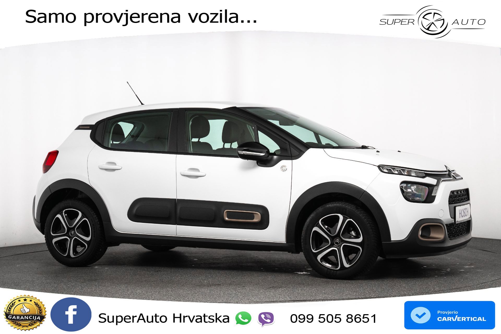 Citroen C3 1.2 PureTech 110 KS, LED+TEM+KLIMA+DAB