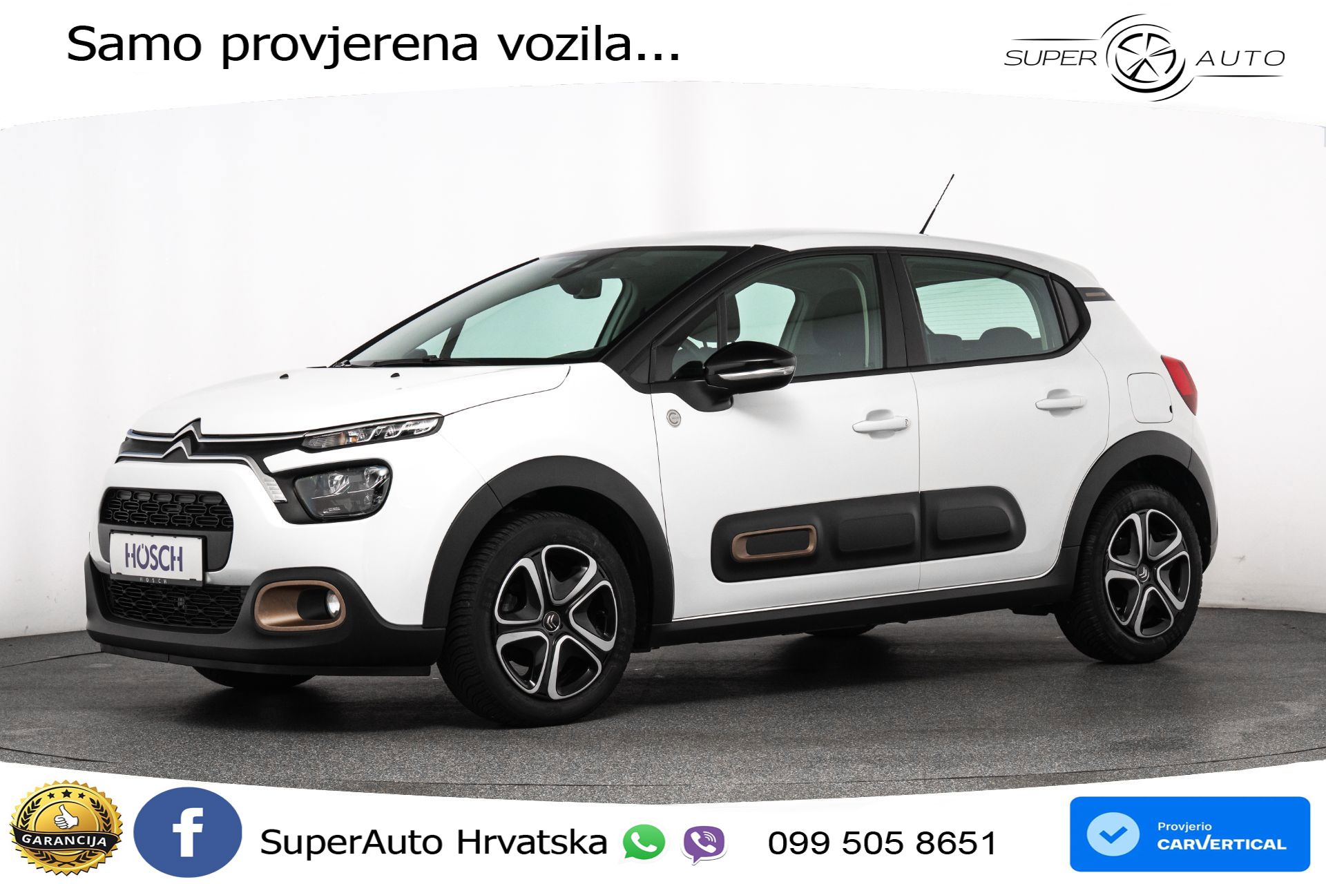 Citroen C3 1.2 PureTech 110 KS, LED+TEM+KLIMA+DAB